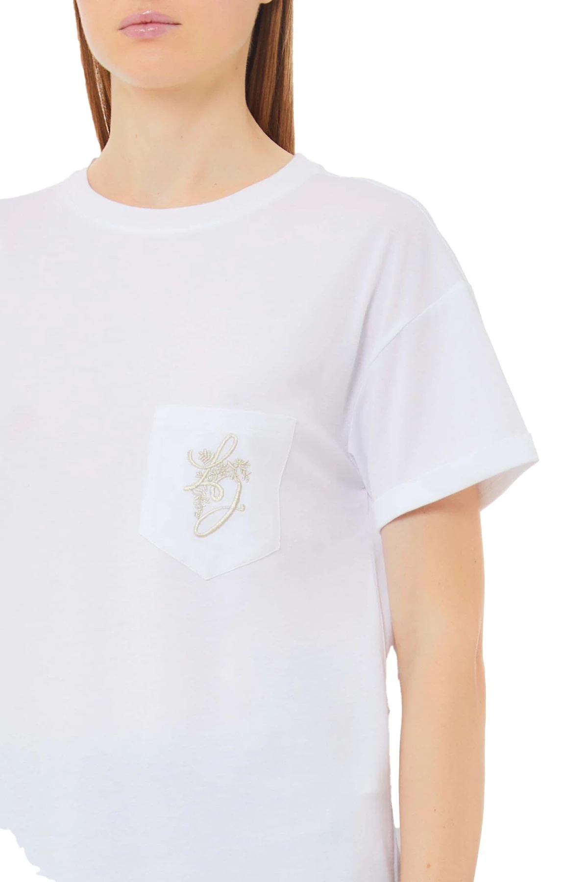 Rhinestones and bead appliqués Short Sleeve T-shitt Gallery