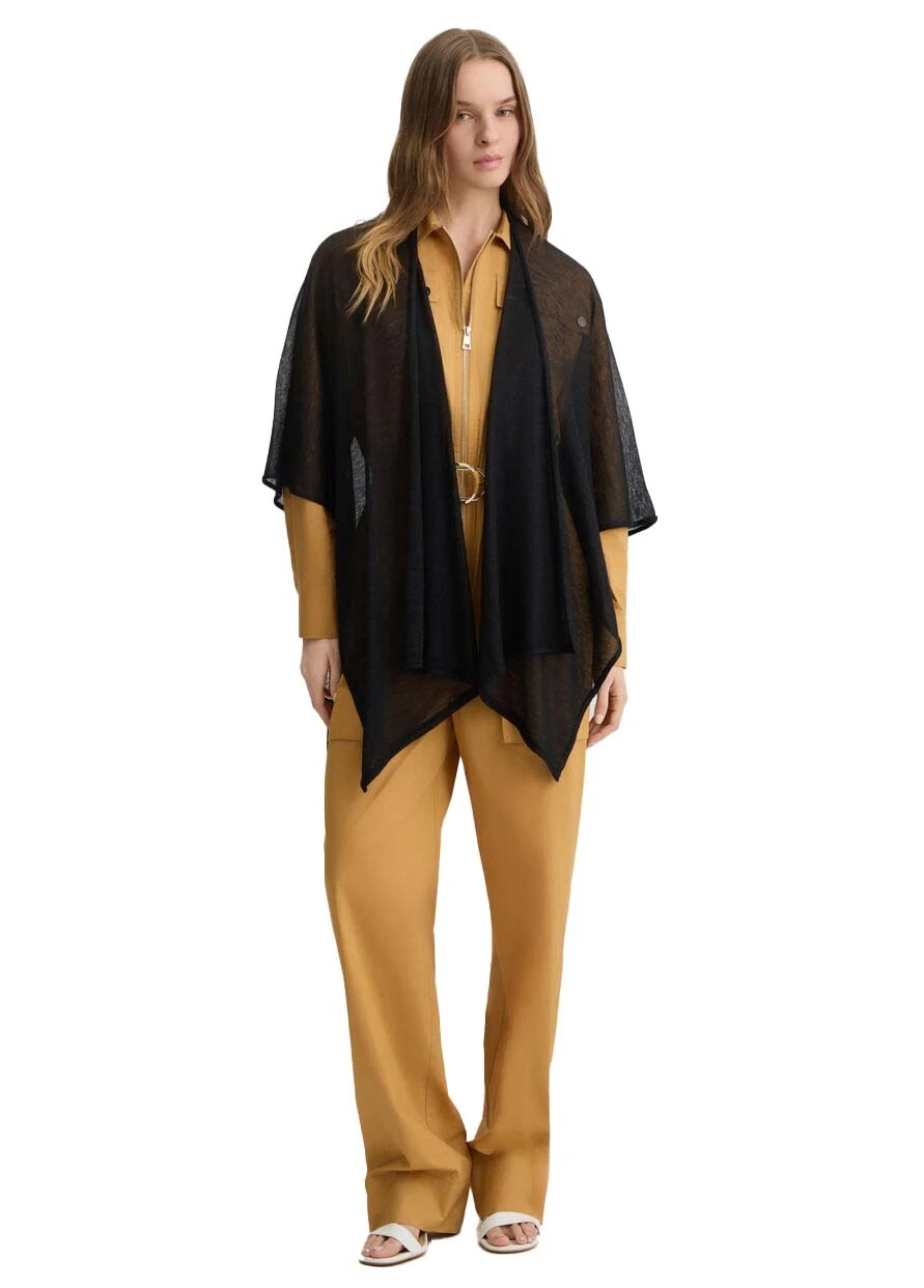 Lurex® knit poncho Gallery
