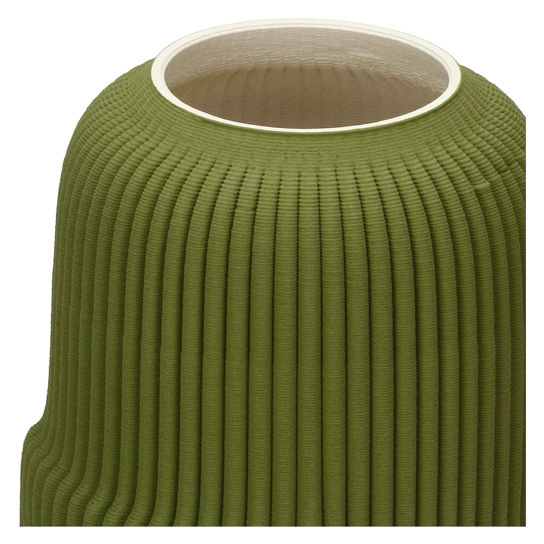 LINEN DECO VASE GREEN DECORATION Gallery