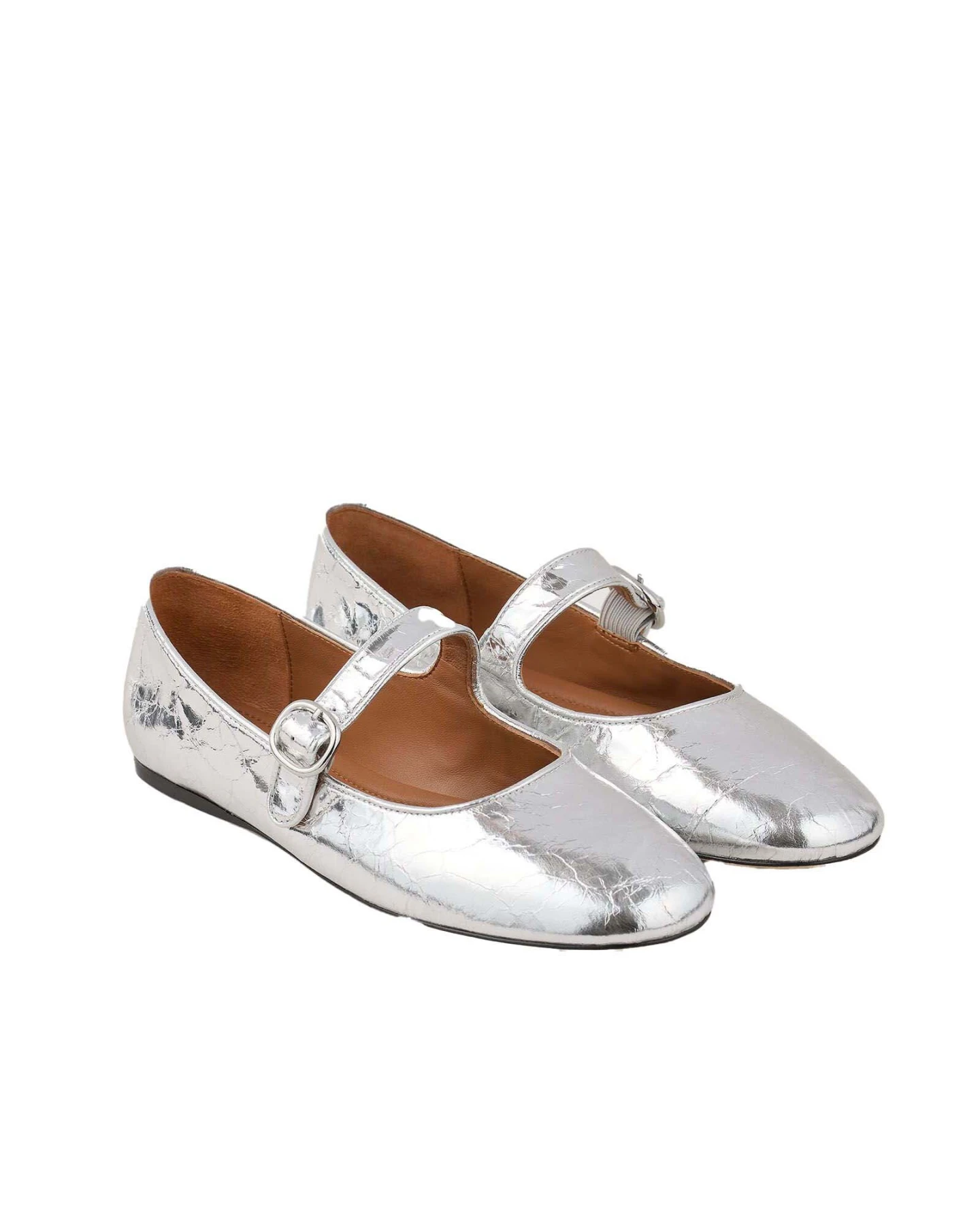 shiny leather ballet flats Gallery