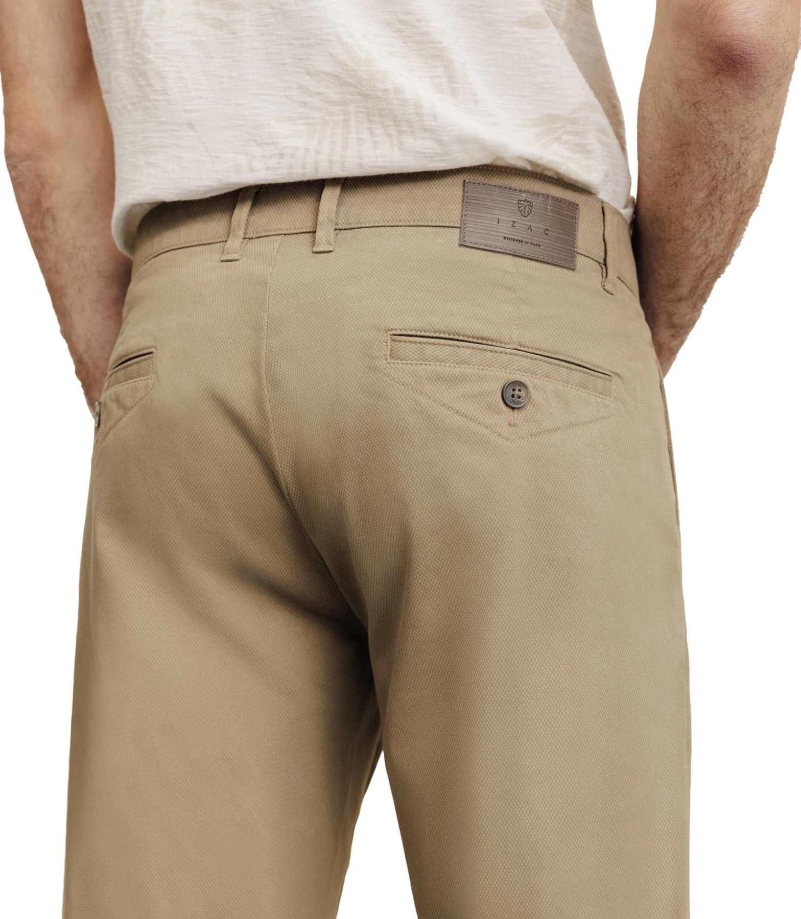 Slim cut Two side front pockets Trousers Gallery