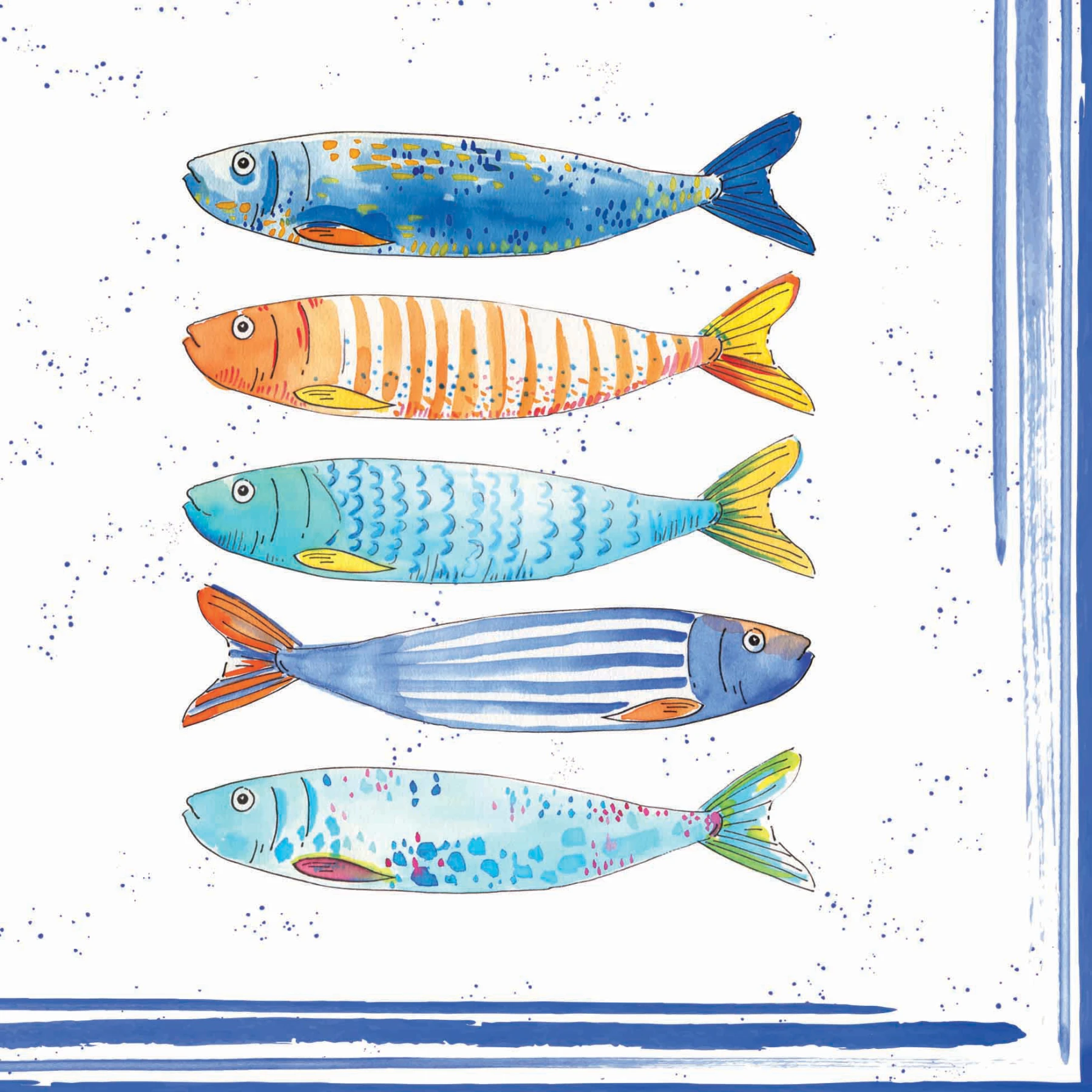 Pack of 20 Fashion paper  33x33 BORD DE MER Gallery