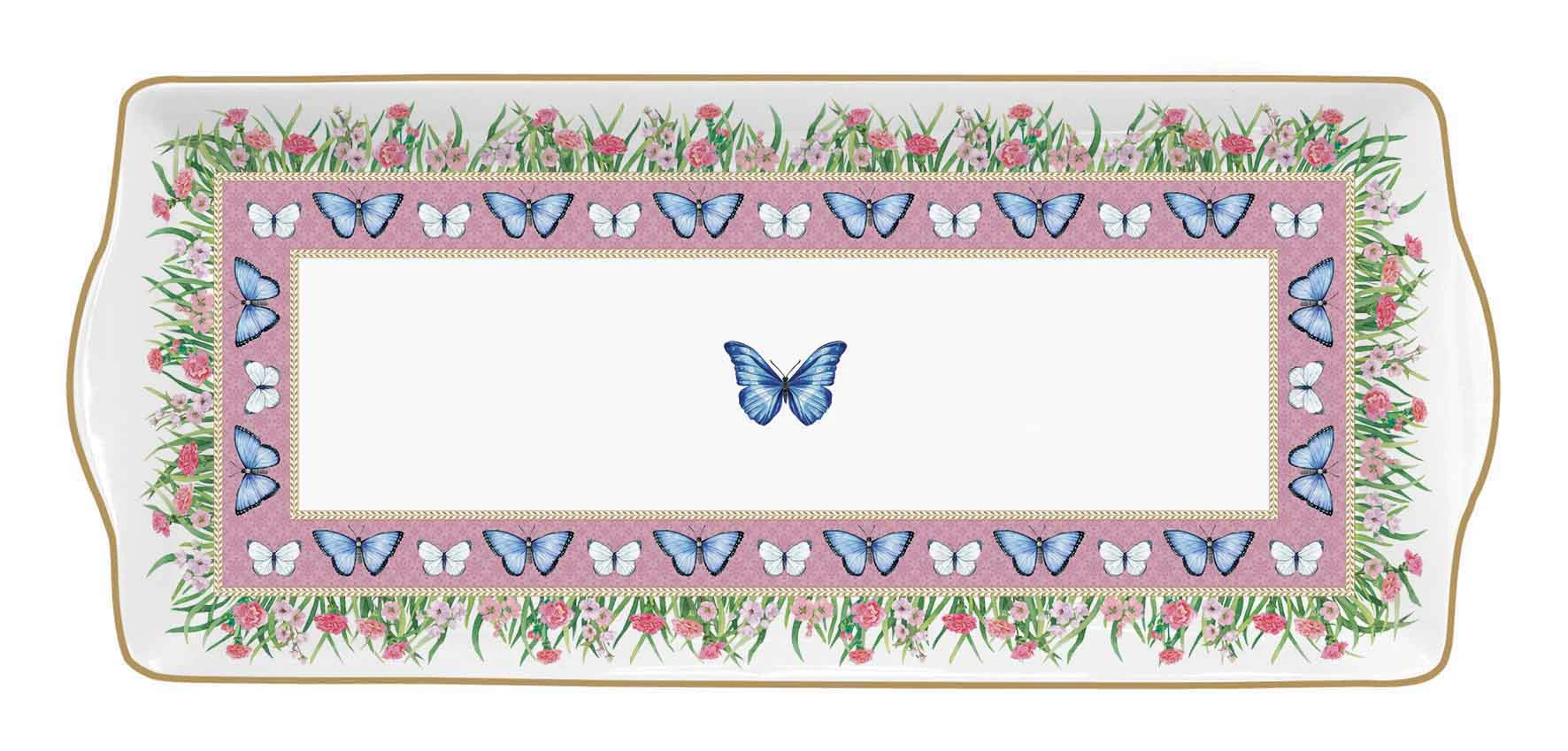 Porcelain serving platter  35x15 cm in color box Gallery