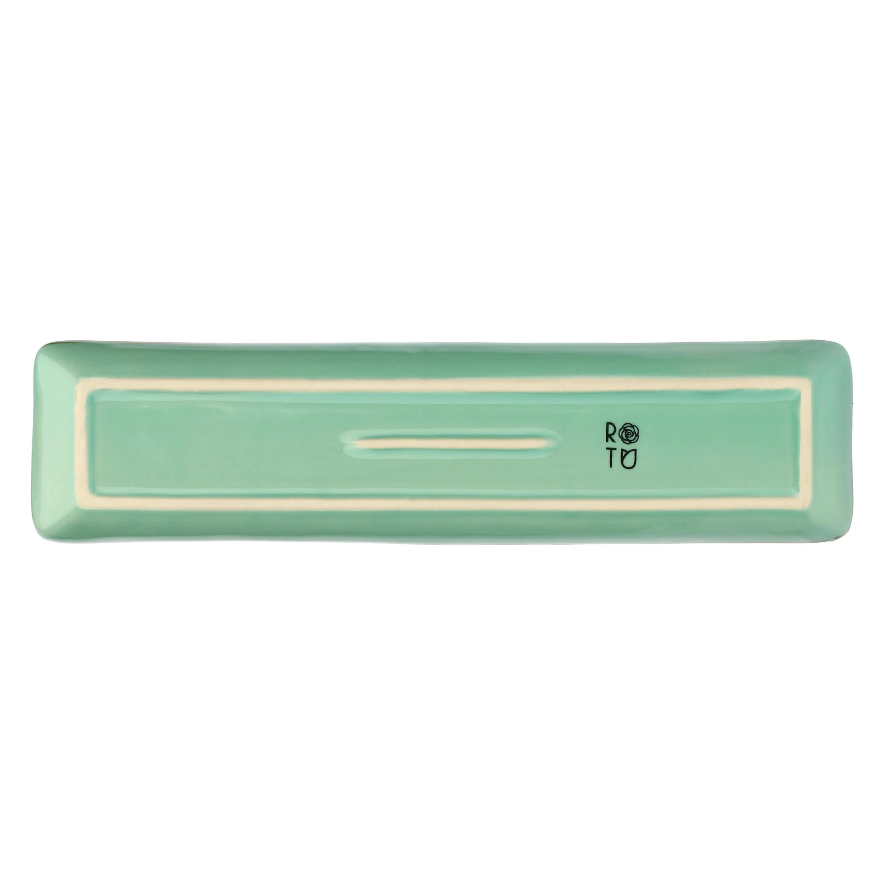 CONCERTO VERDE ACQUA rect tray 32x8 Gallery