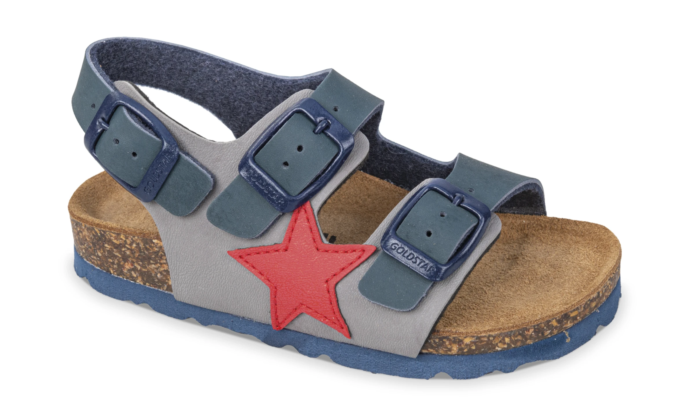 soft insole sandal with three buckles Gallery