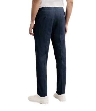 Denim elastic elastic size pants Gallery