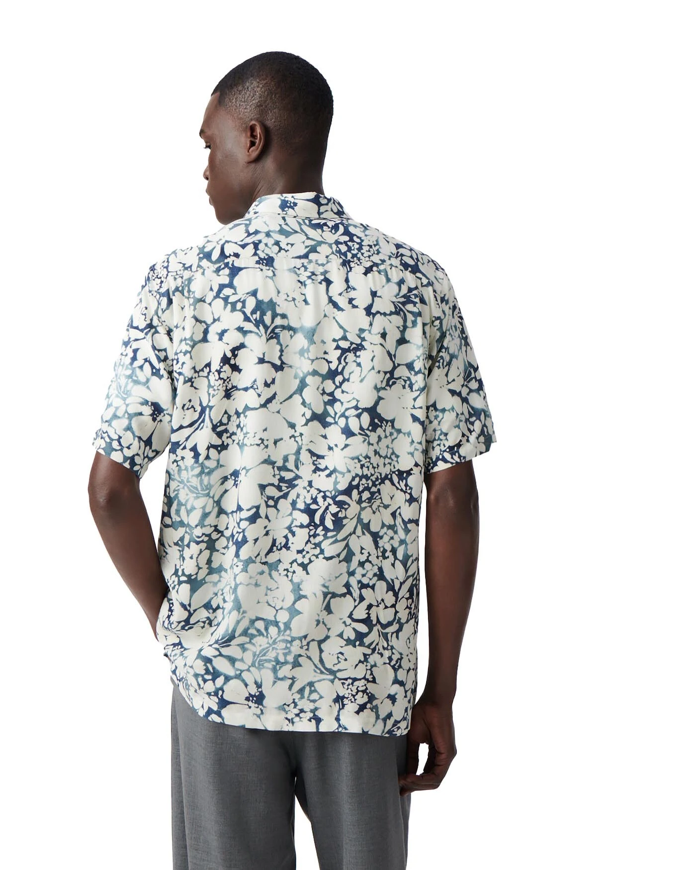 Floral Watercolor Short Sleeve Shirt Gallery