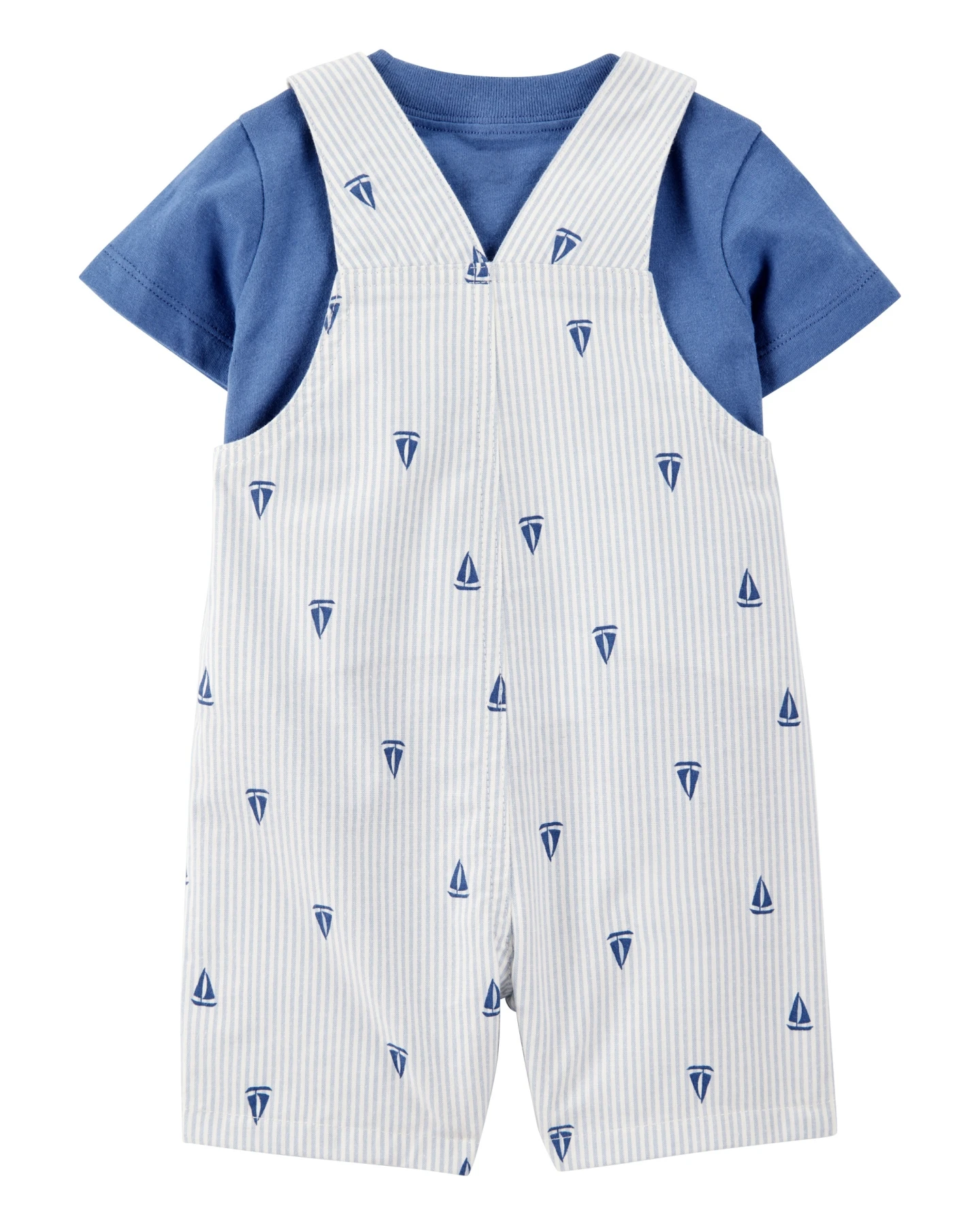 2-Piece Tee & Sailboat Shortall Set Gallery