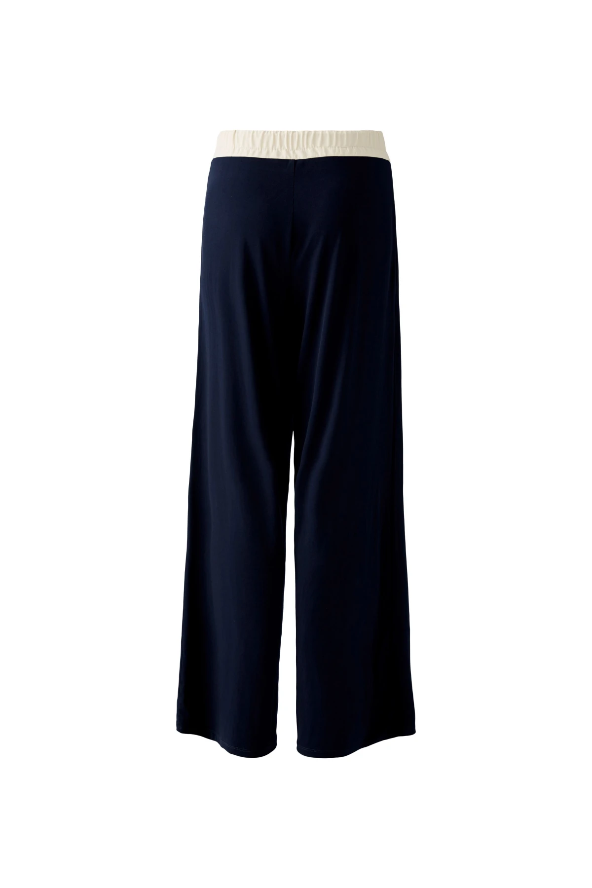 Wide-Leg Cropped Trousers with Drawstring Gallery