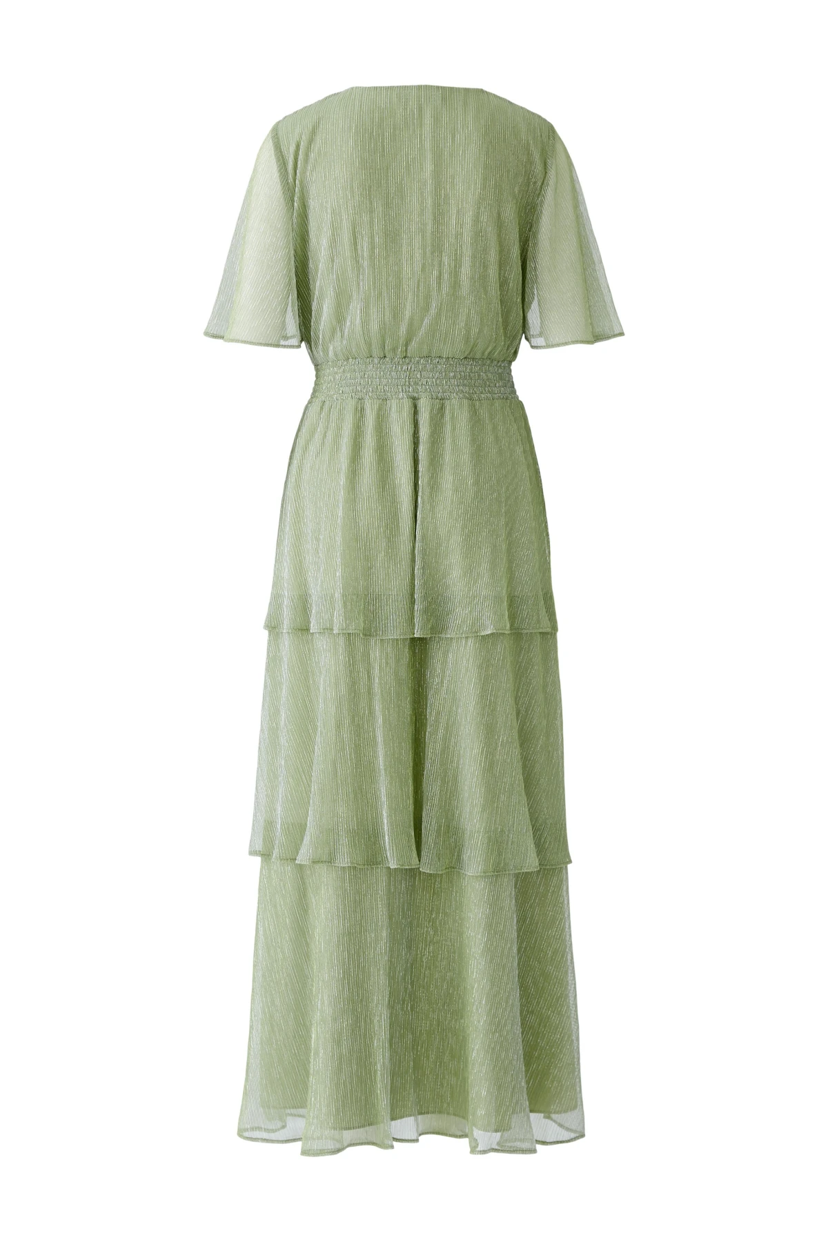  Tiered Maxi Dress with Flutter Sleeves Gallery