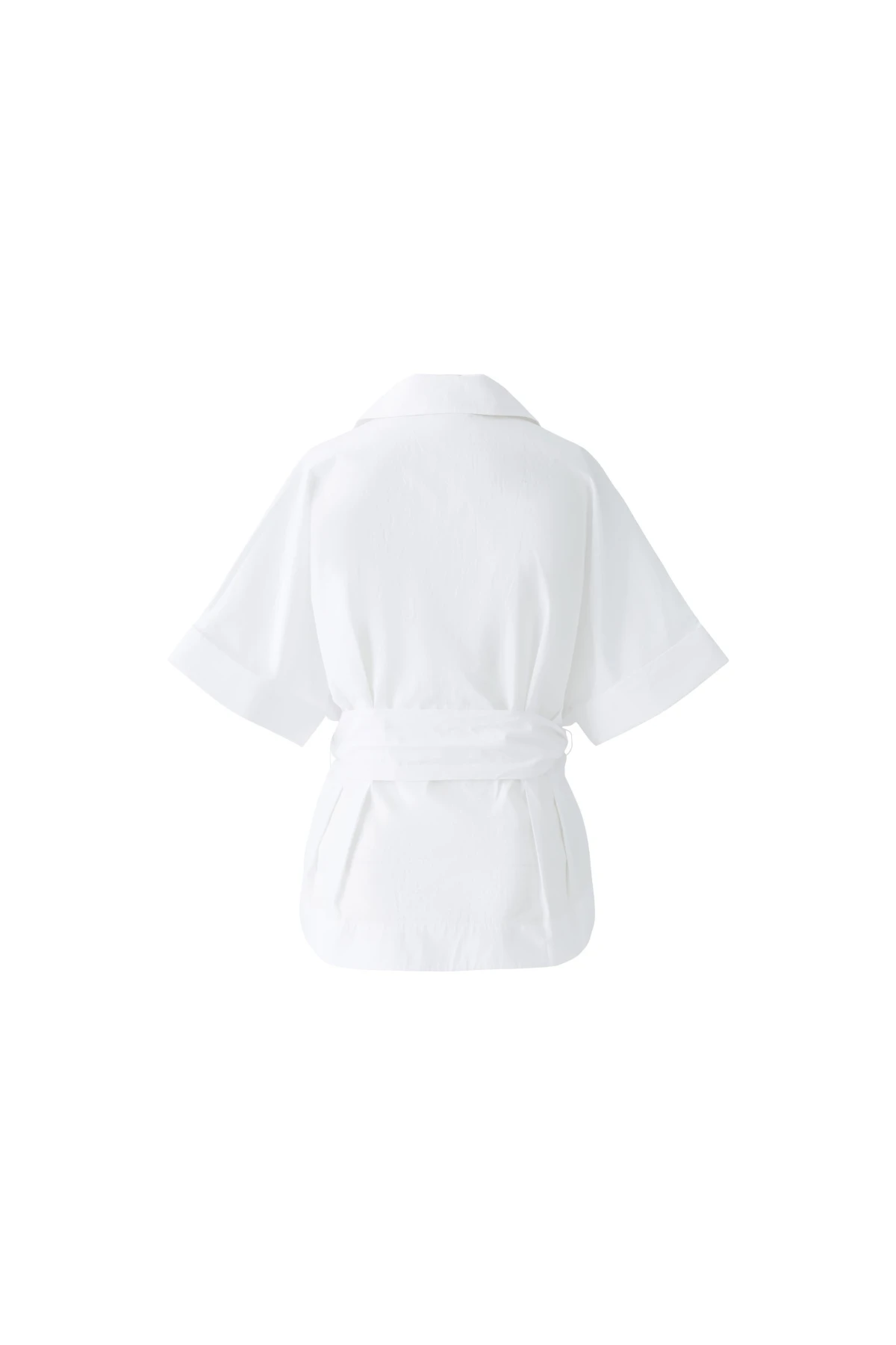  Batwing Sleeve Blouse with Tie Waist Gallery