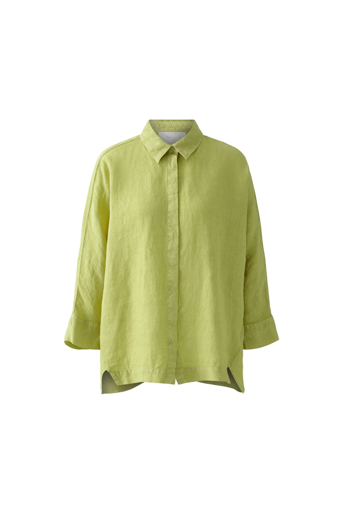 Long-Sleeve Button-Up Linen Shirt Gallery