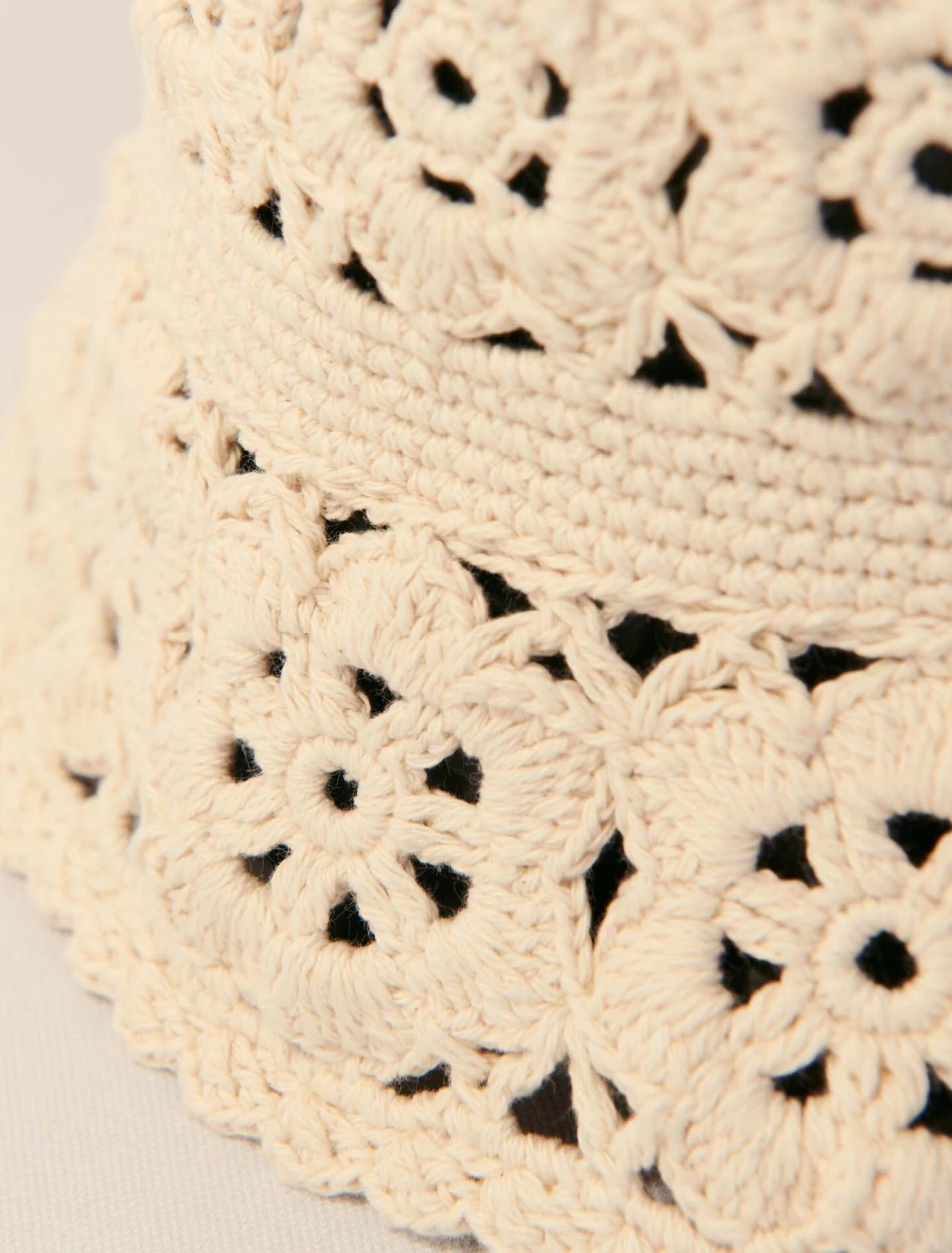 Crochet bucket hat
With comfortable materials and pastel colours, our collection celebrates a new kind of romanticism, where the Maje woman asserts herself confidently and effortlessly everyday.
The studio's favourite accessory, this crochet bucket hat fe Gallery