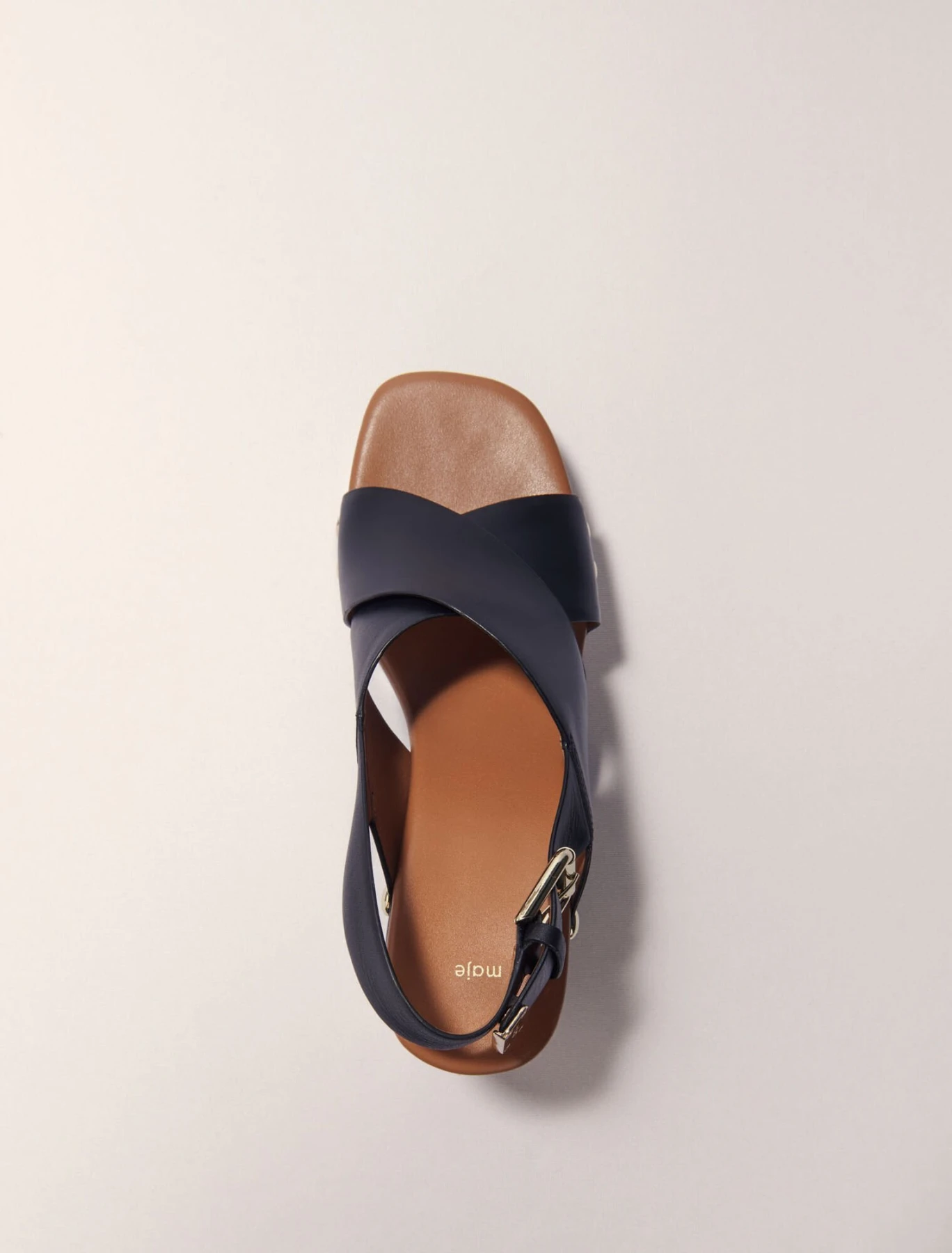 Wood-soled wedge sandals Gallery