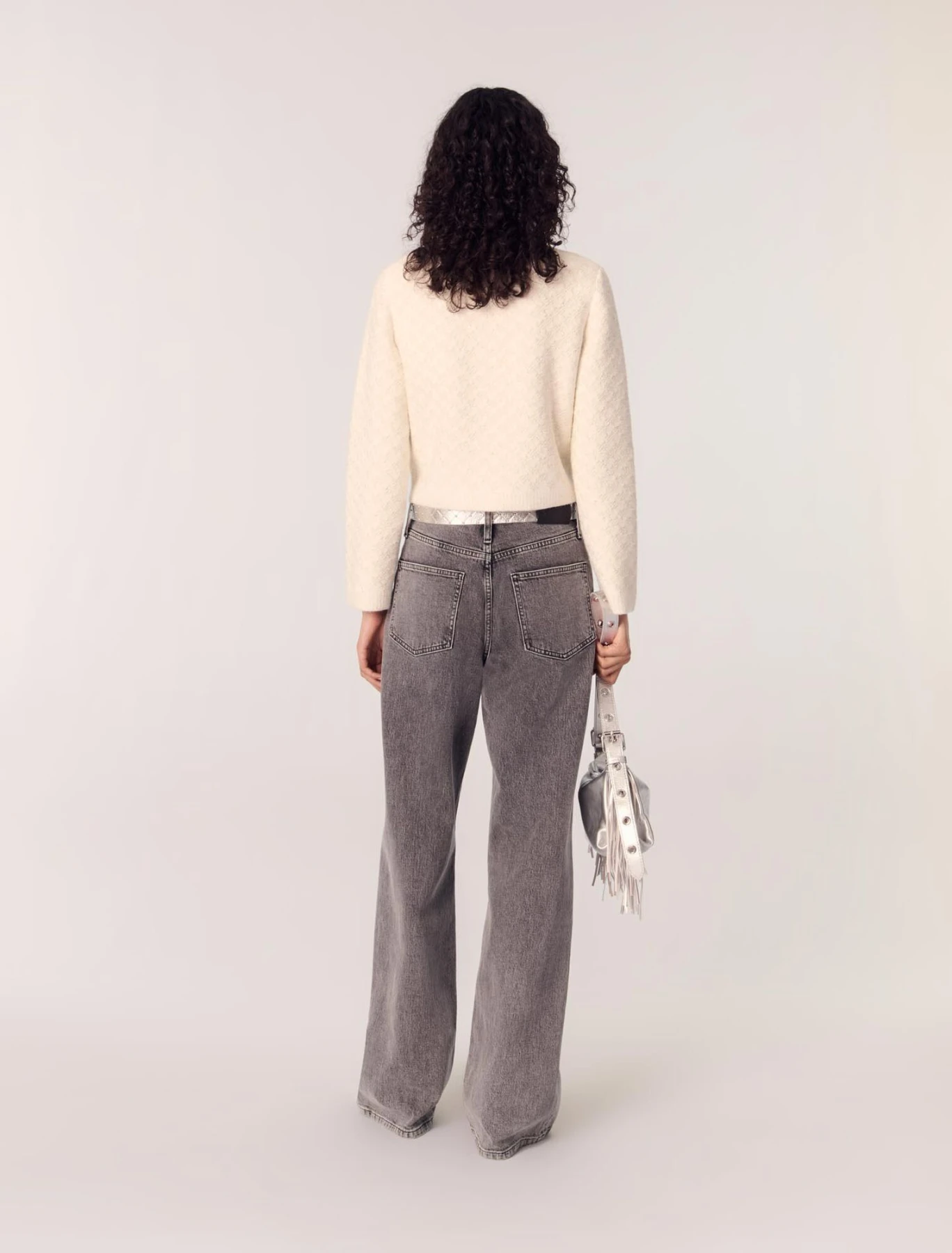 Short tweed-effect cardigan Gallery