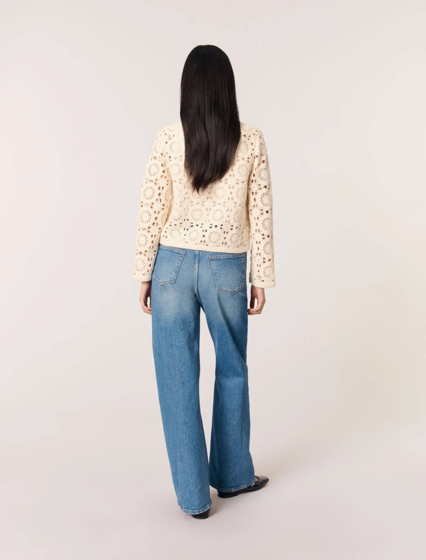 Crocheted Cropped Cardigan Gallery