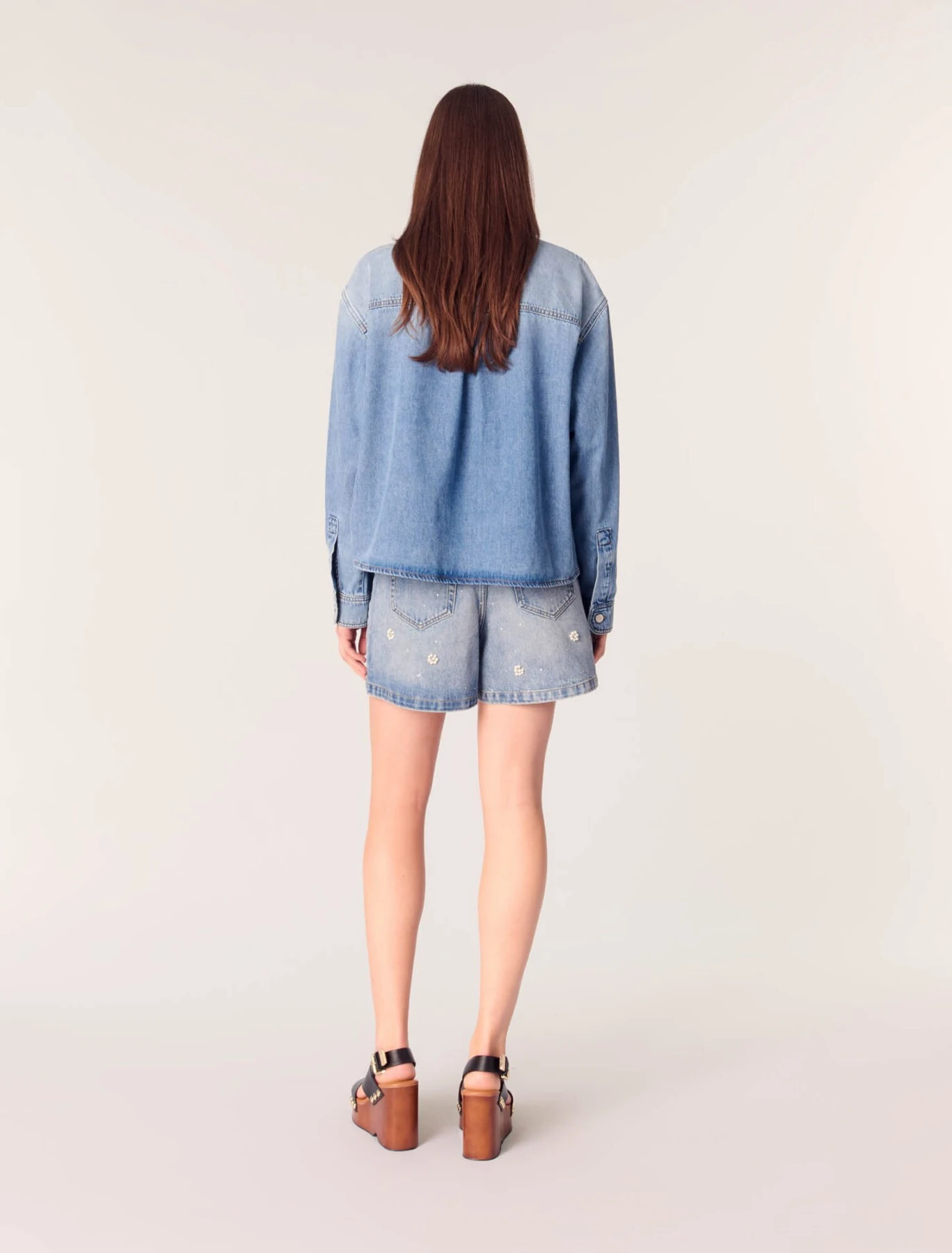 Denim shirt jacket
 Gallery