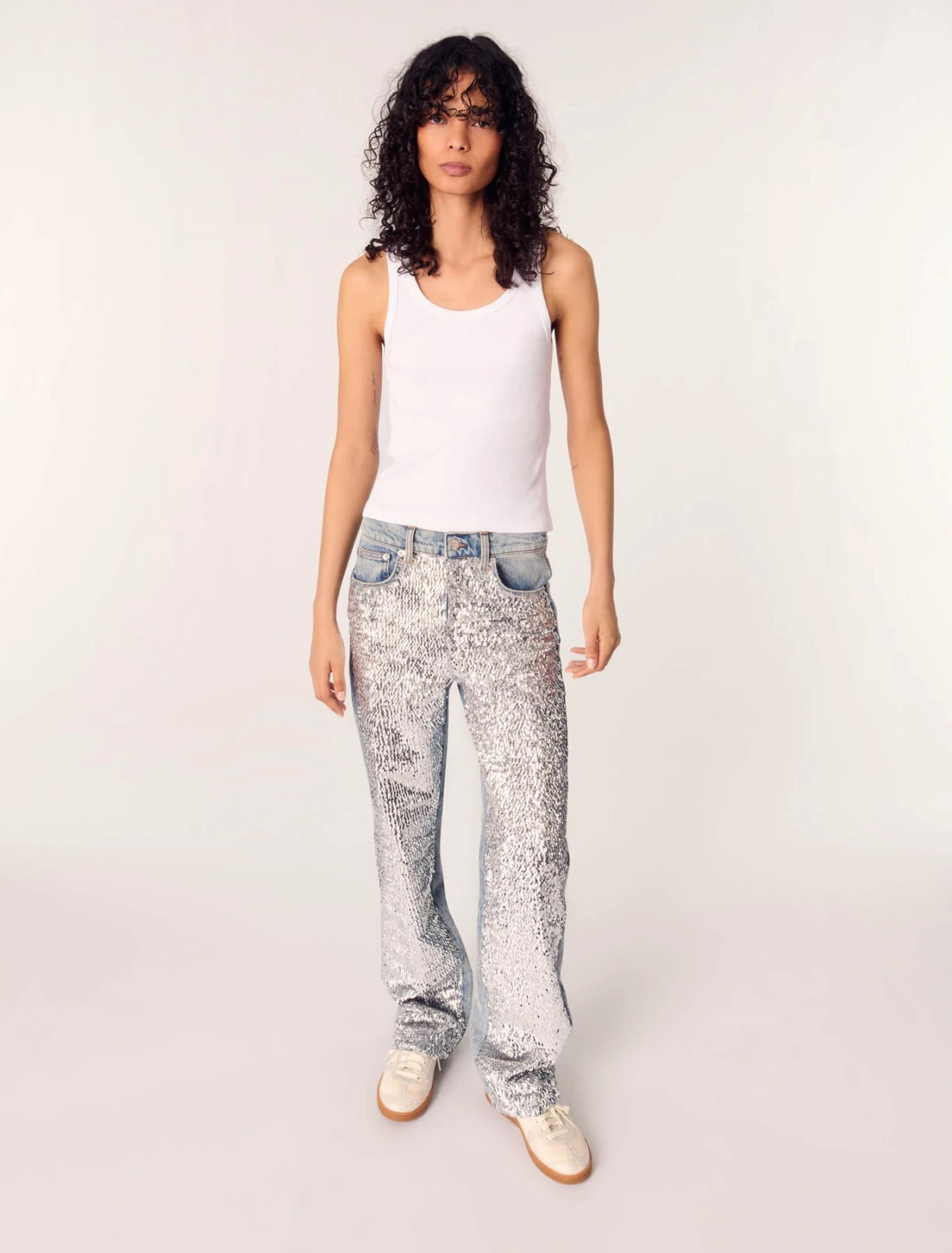 Sequinned jeans Gallery