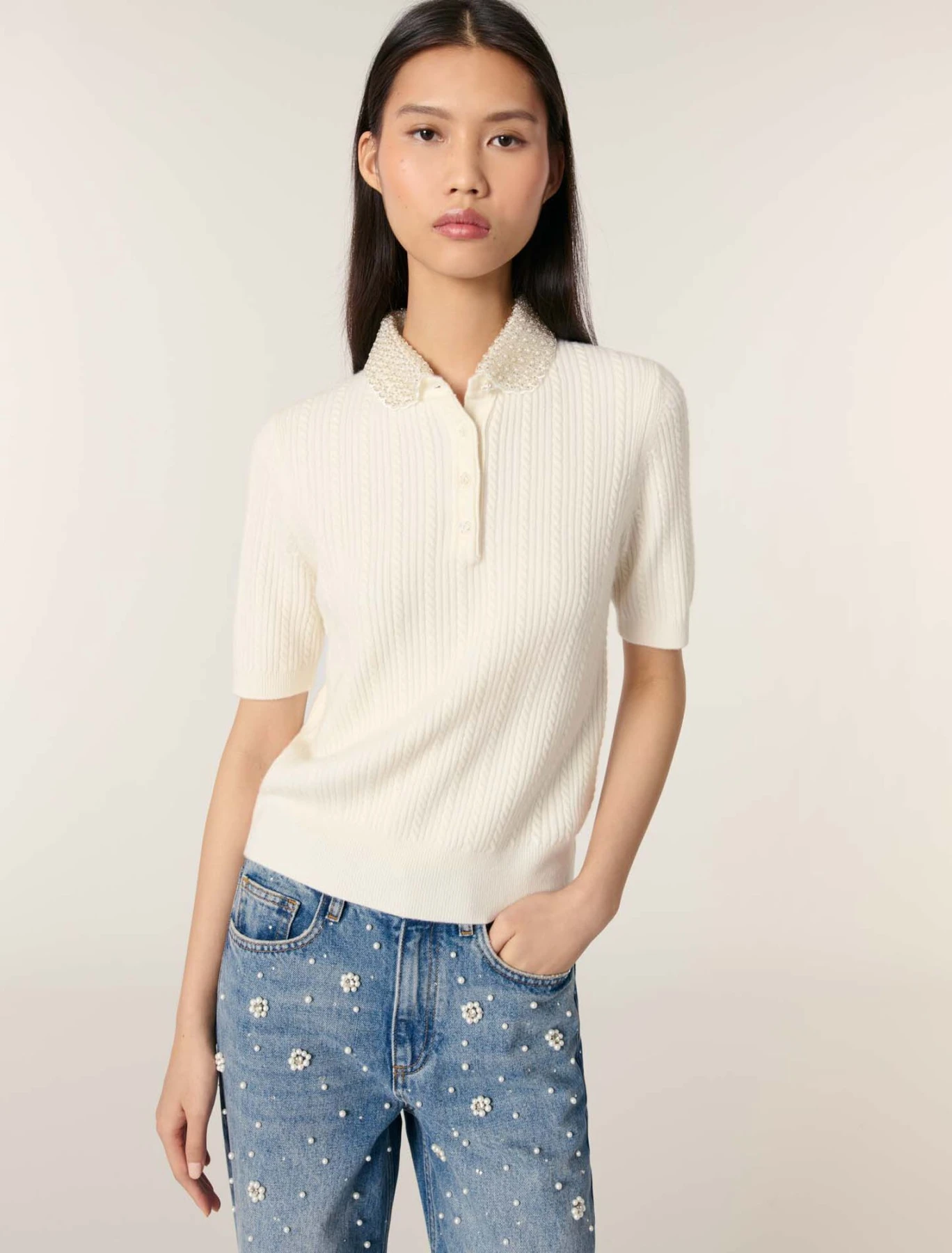 Collared polo short sleeve shirt Gallery