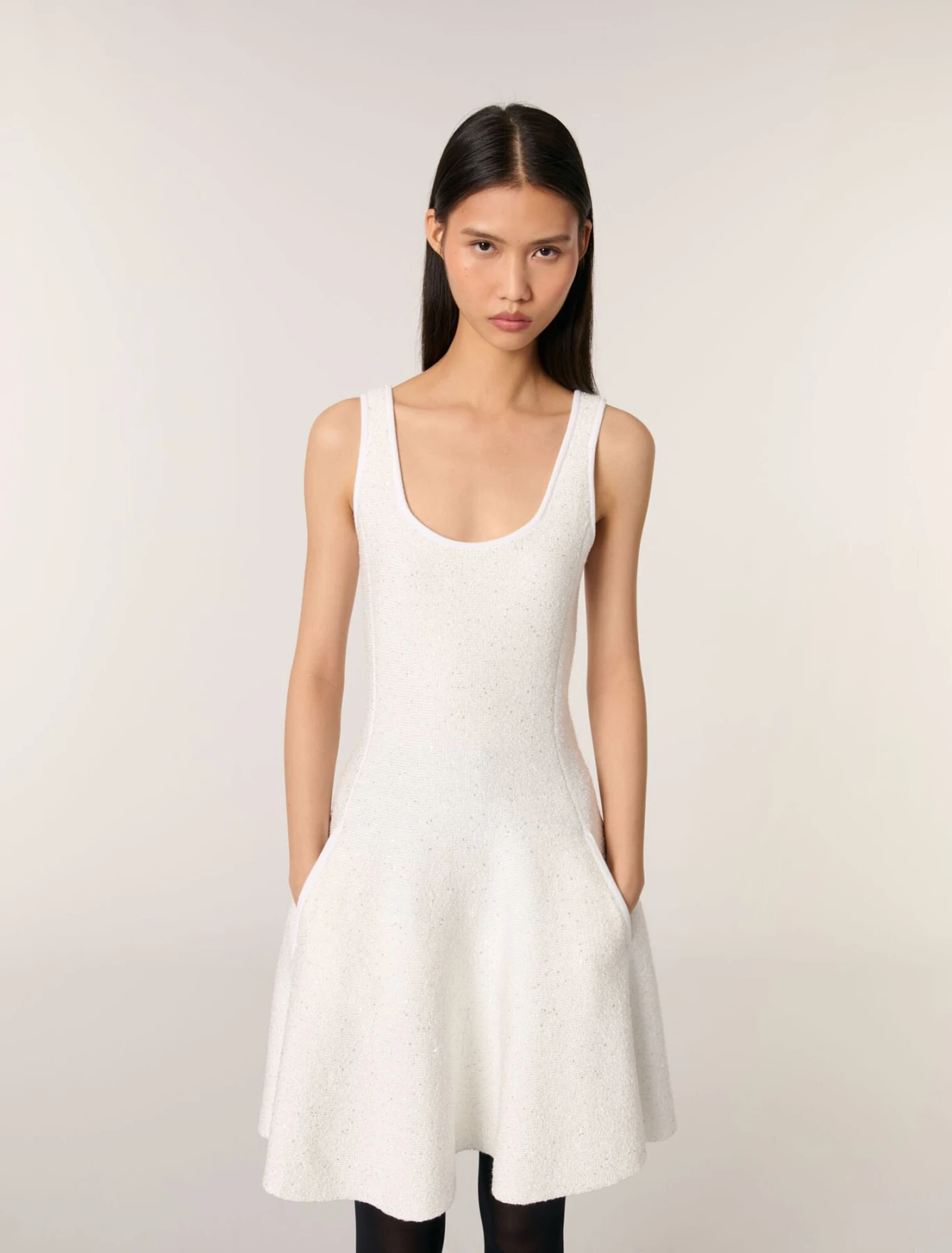Sequin Knit Short Dress Gallery