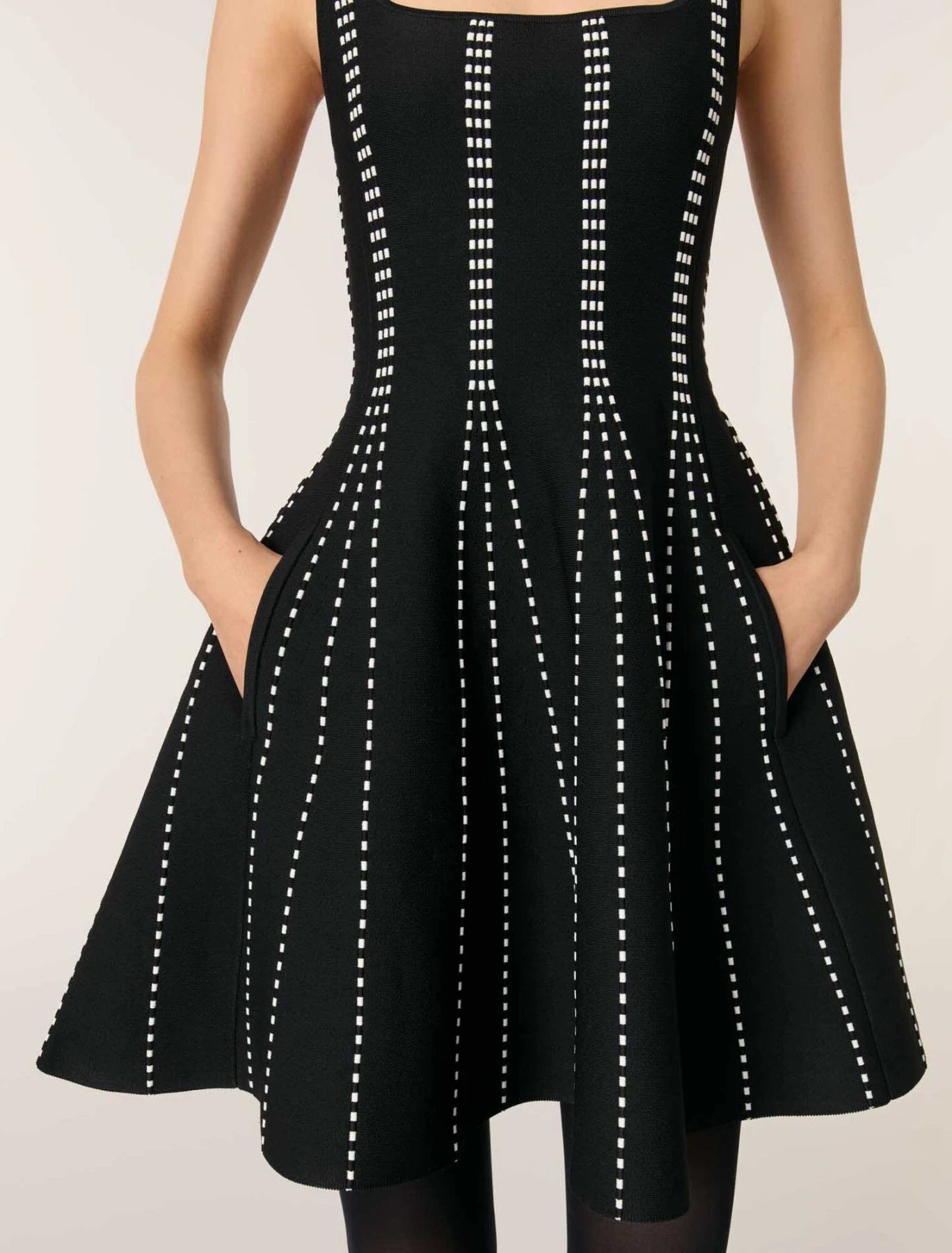 Short Jacuard Knit Dress Gallery