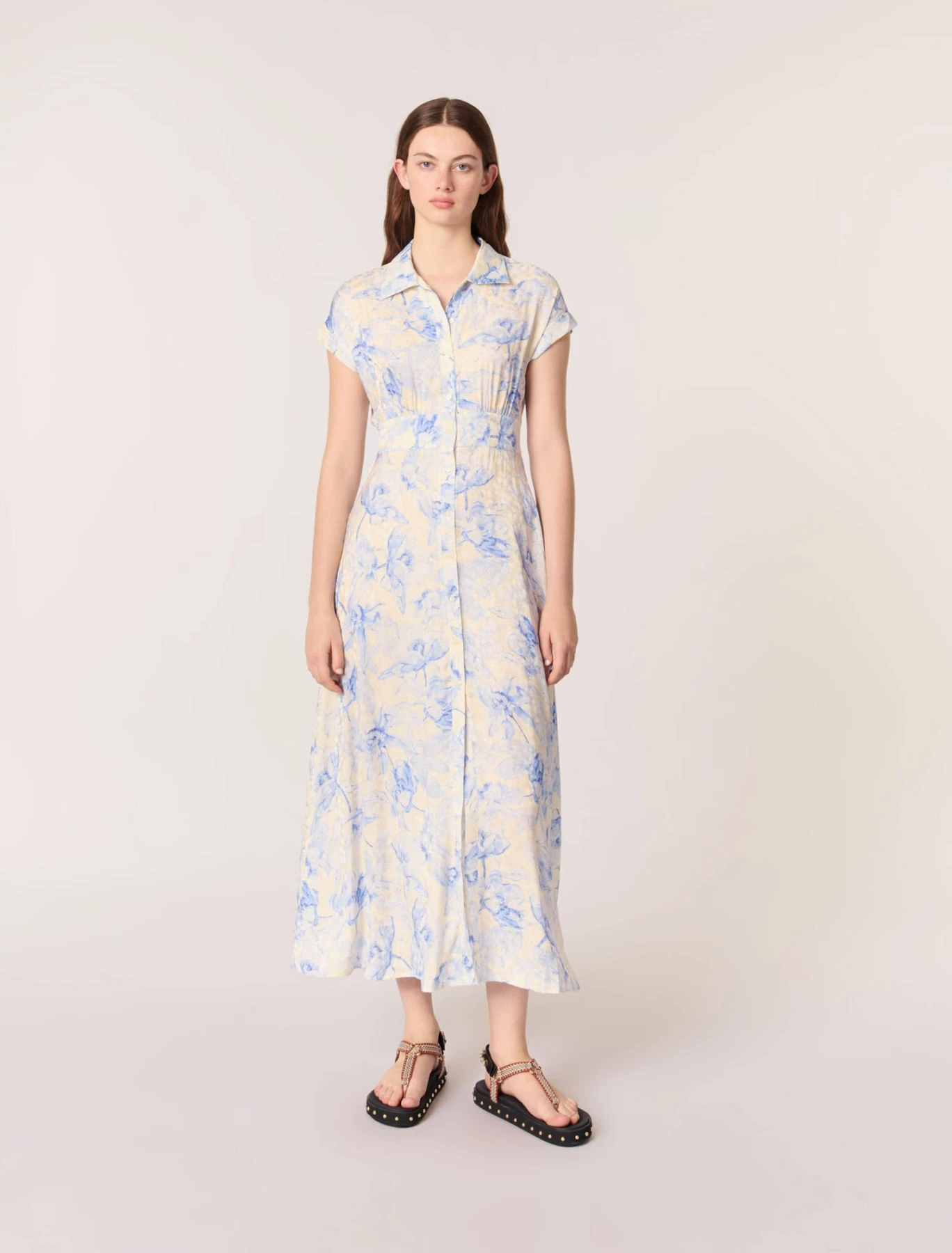 Patterned maxi dress Gallery