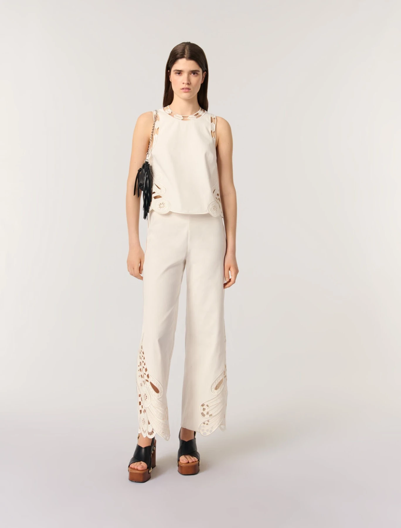 Embroidered vest top Gallery