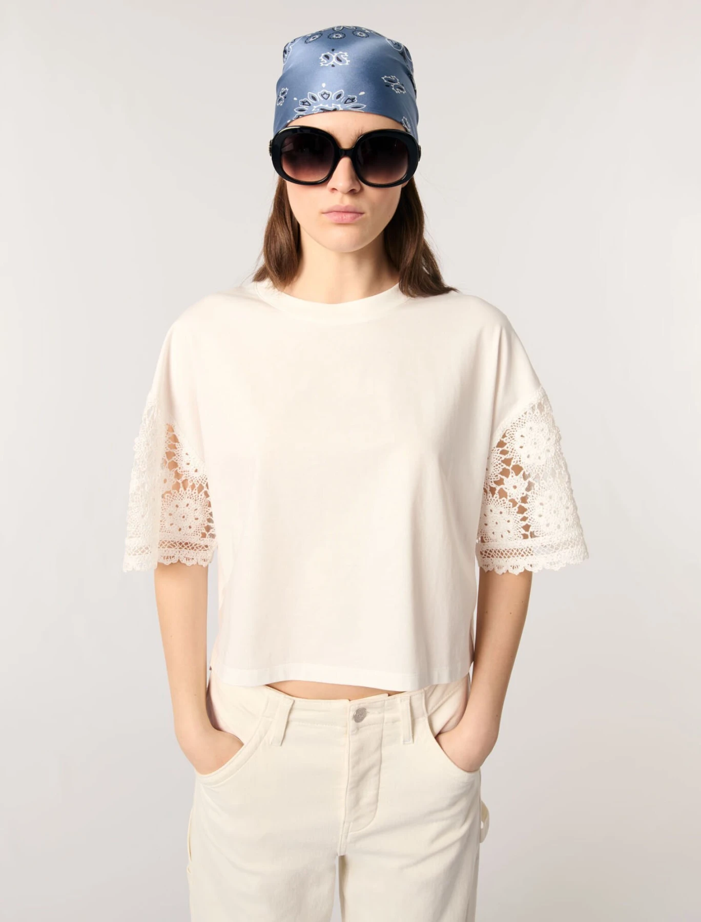 Crochet Sleeve T-shirt Gallery