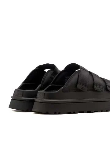 GoldenGlow Platform Triple-Strap Slides Gallery