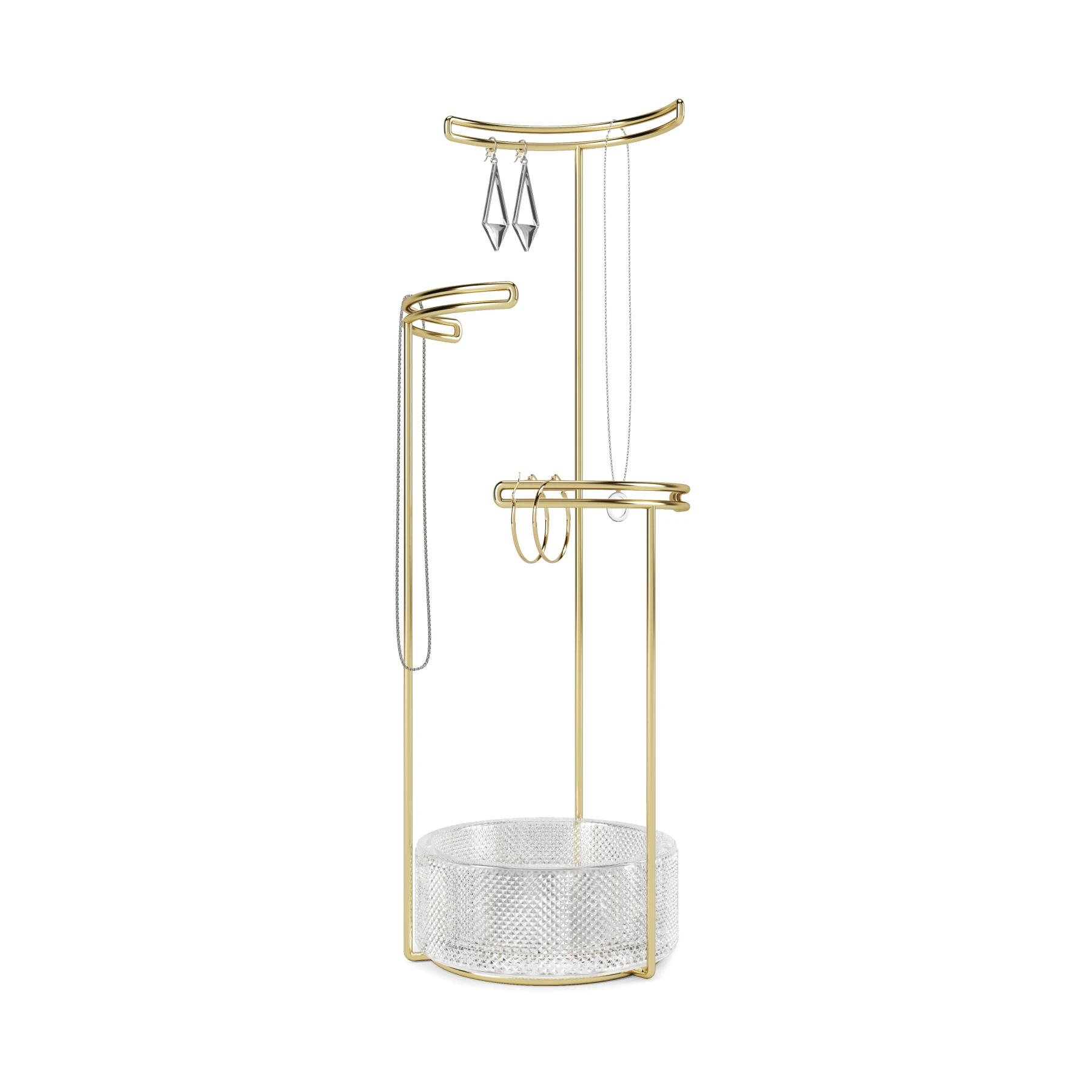 TESORA JWL STAND GLASS BRASS Gallery