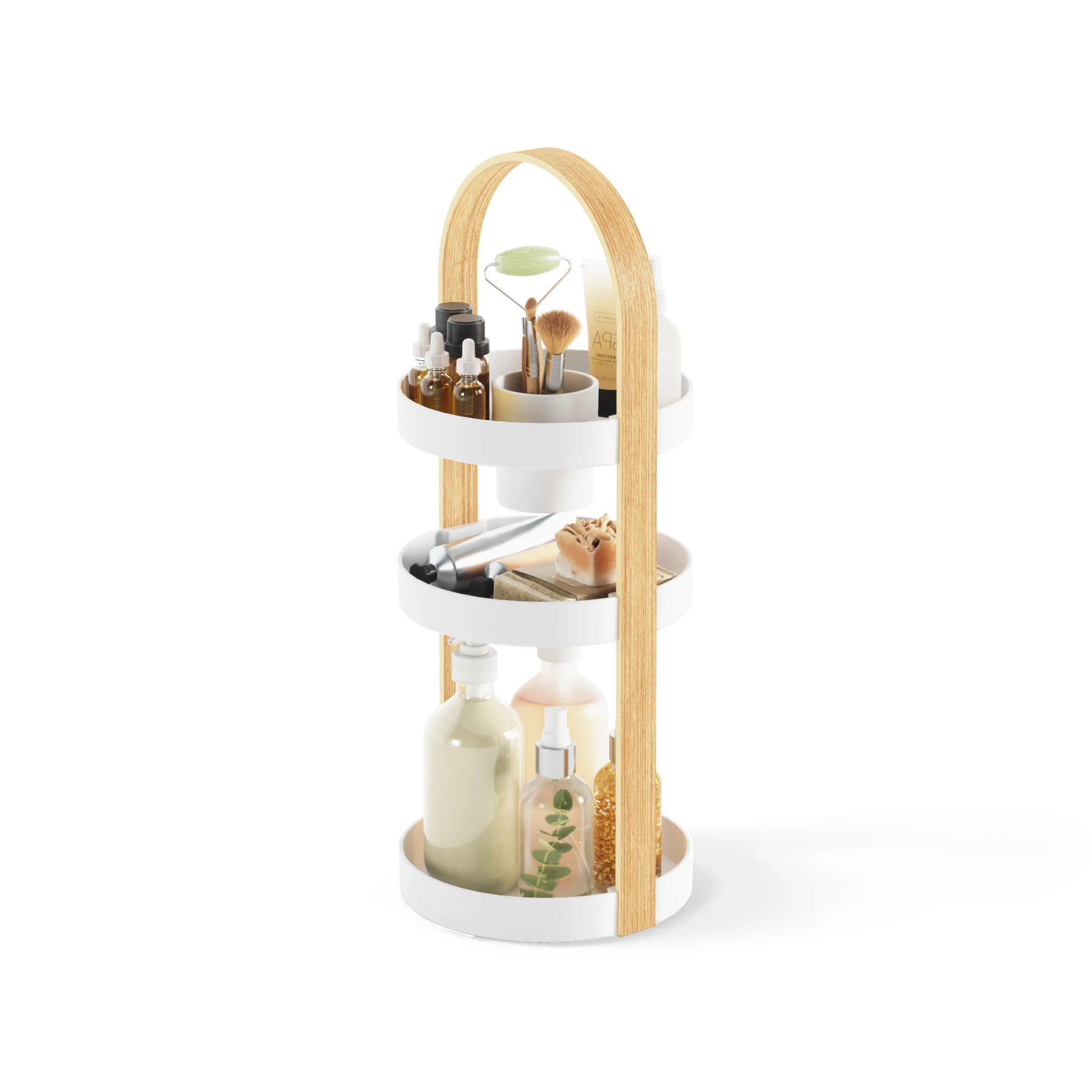 BELLWOOD ORGANIZER WHT/NAT Gallery