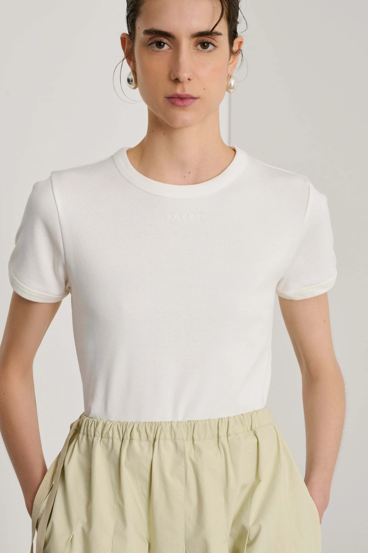 Knitted Cotton short sleeve T-shirt Gallery