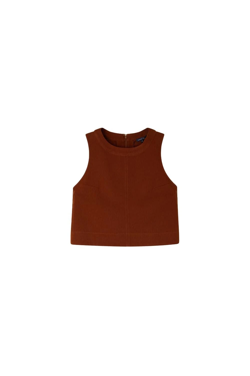 Straight cut Round neckline Tank Top Gallery