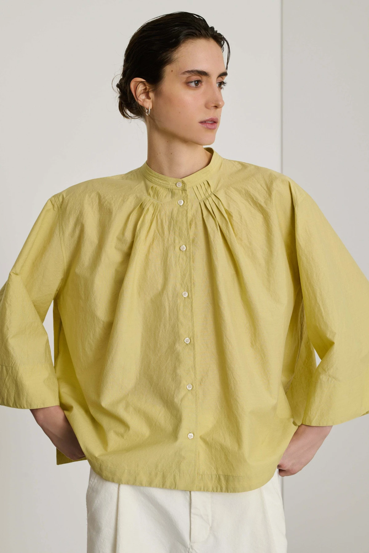 Loose fit 3/4 wide sleeves Blouse Gallery