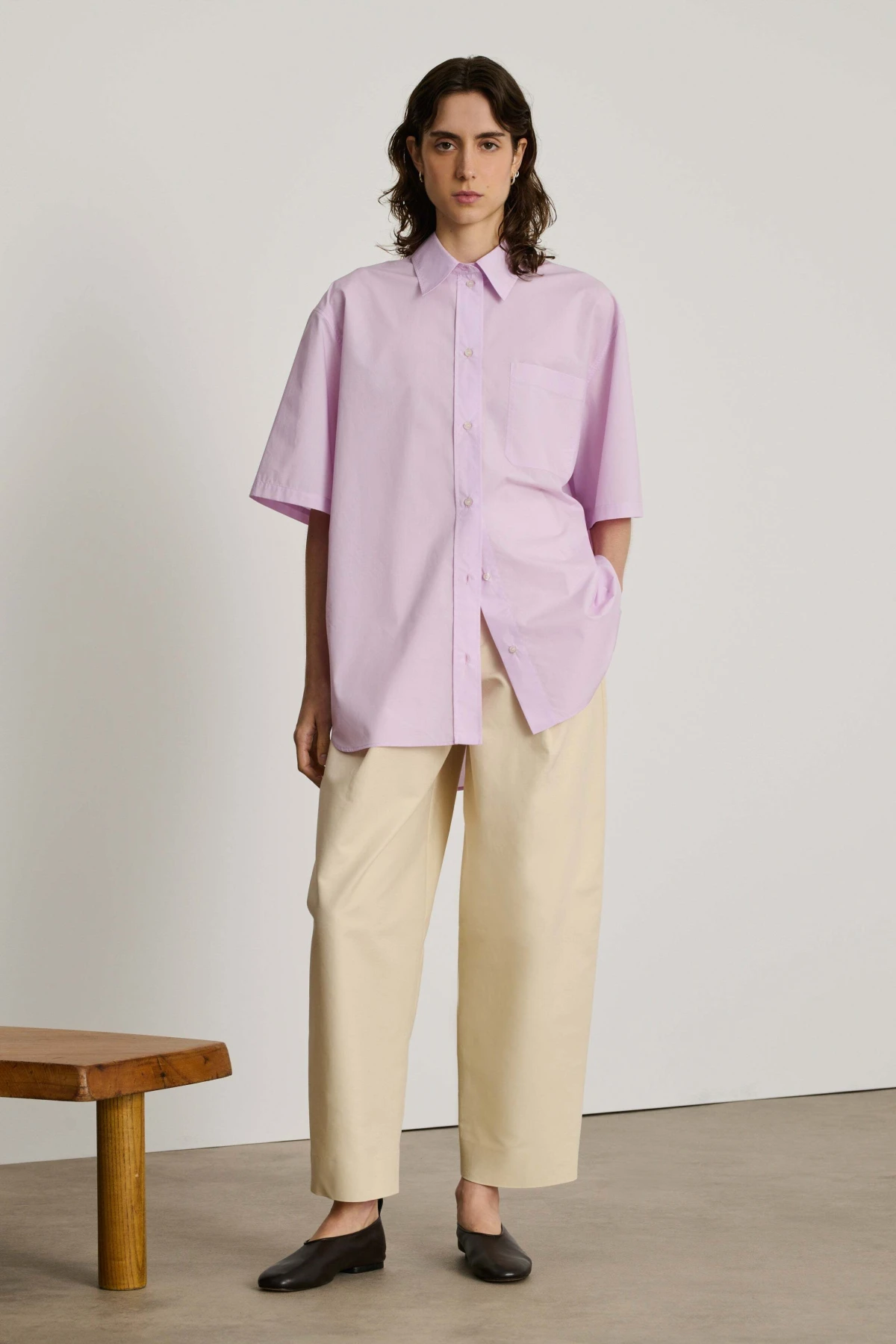 Loose fit  short-sleeved shirt Gallery