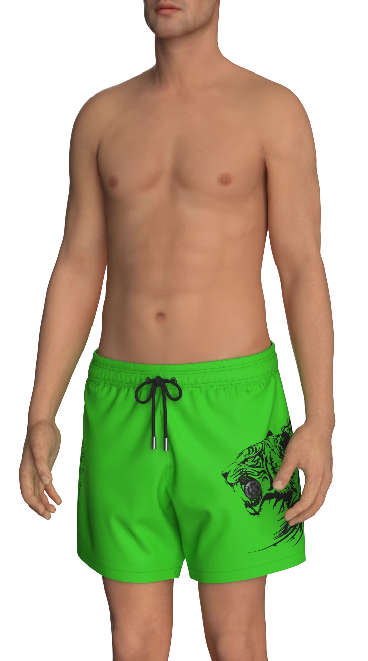 Regular Fit tiger print Swimshort Gallery