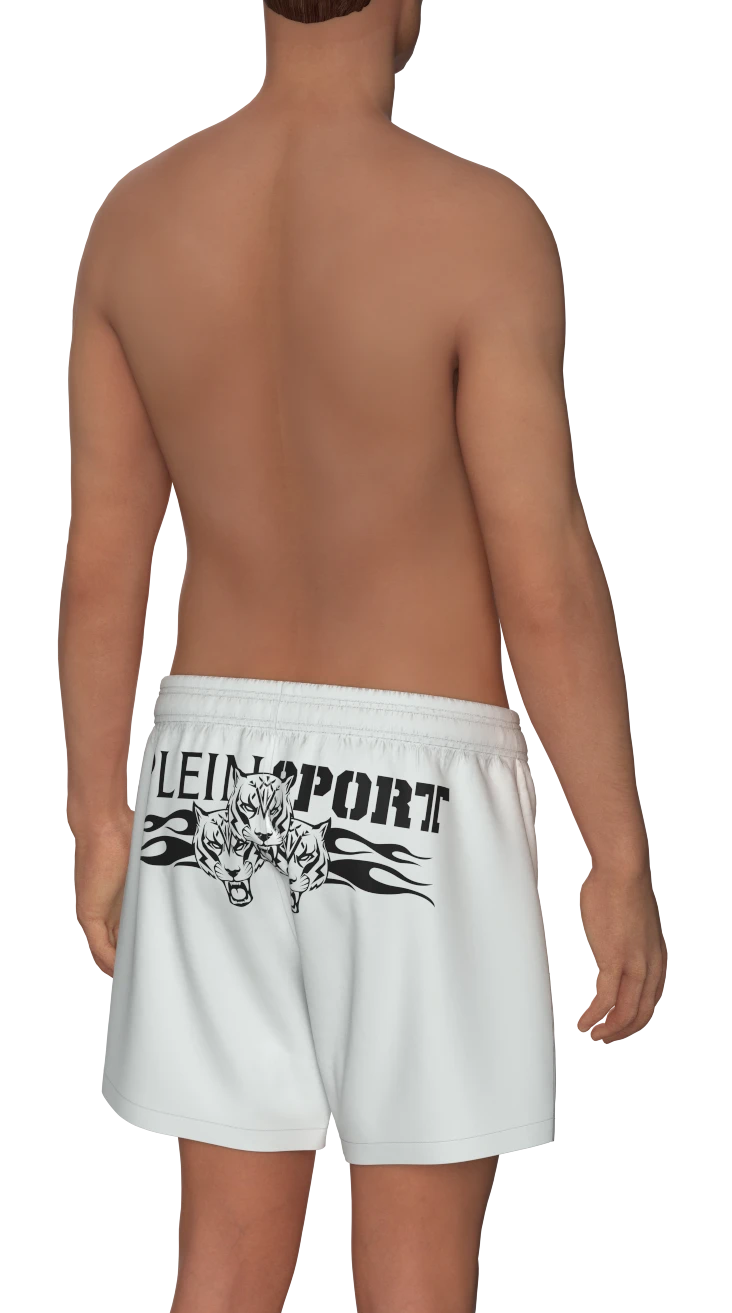 plain Regular Fit Swimshort WITH back print Gallery