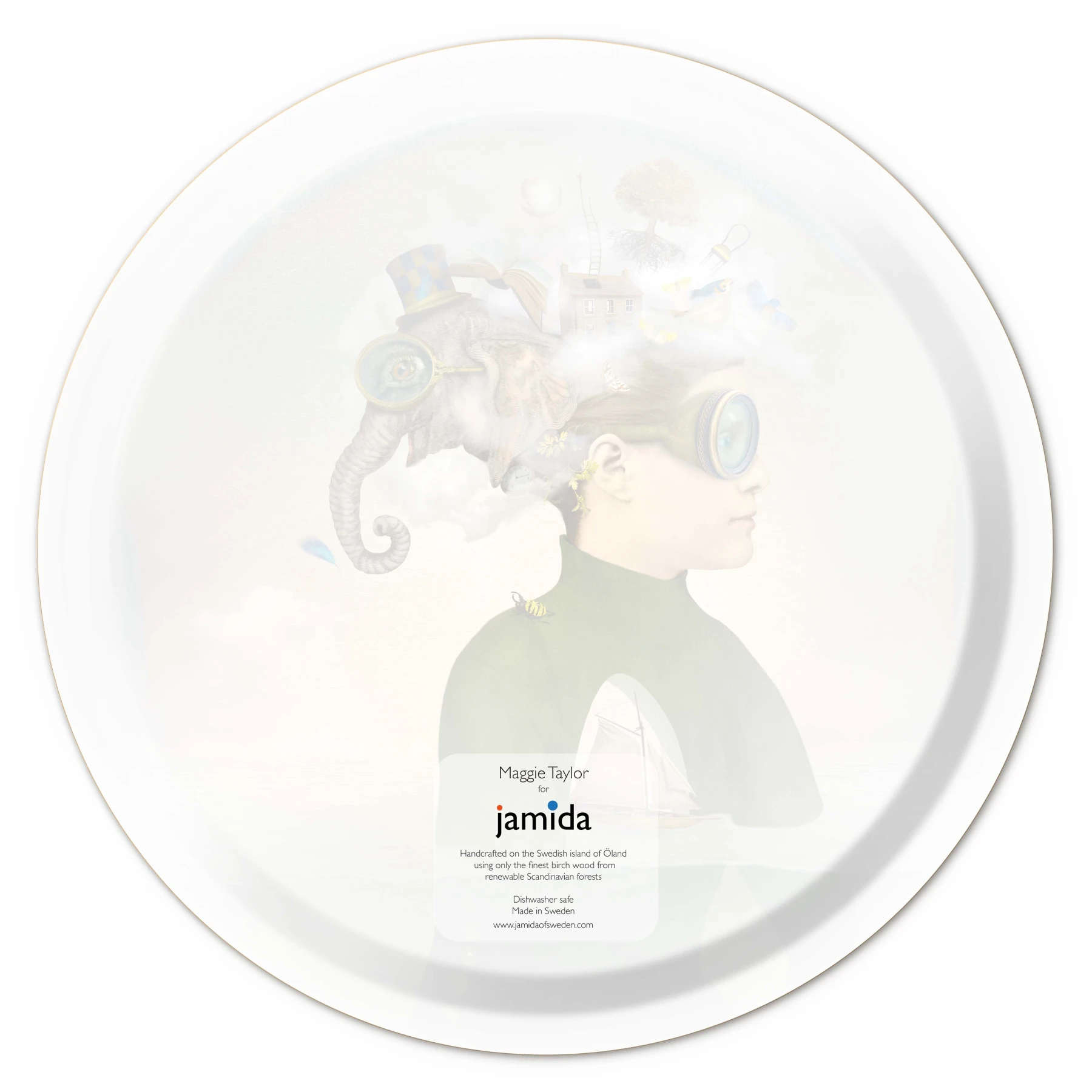 Tray Ø 39cm The day sailor Gallery