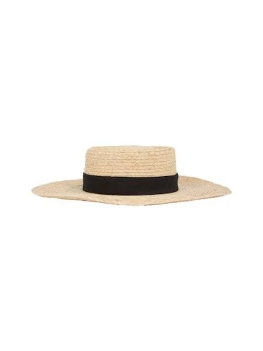 Linen Band Straw Hat Gallery