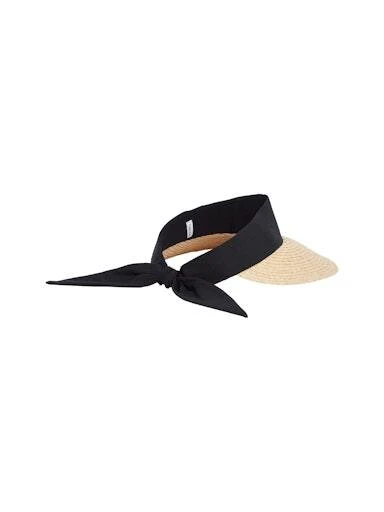 Linen Head Band Straw Visor Gallery