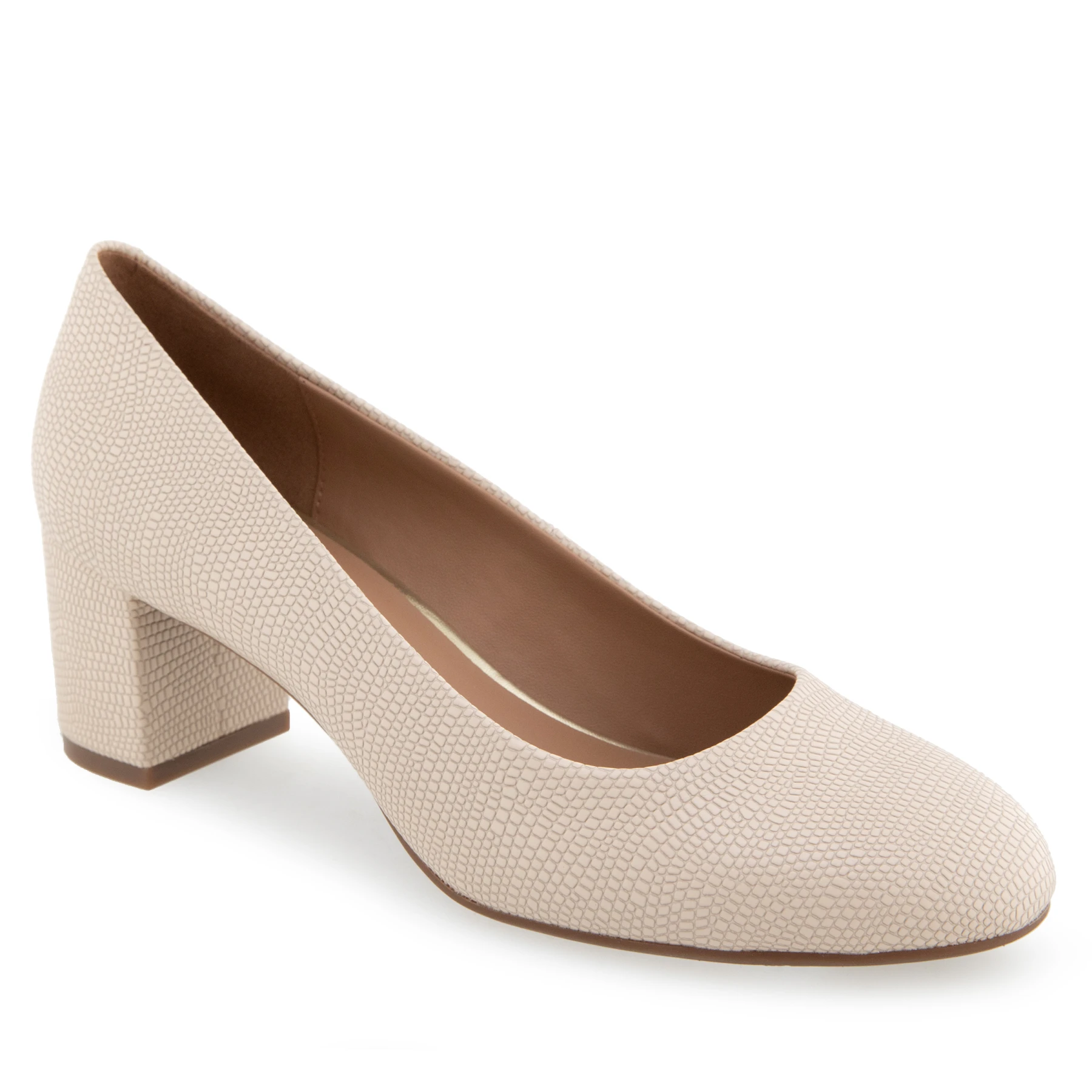 Mid Heel Leather Pump Gallery
