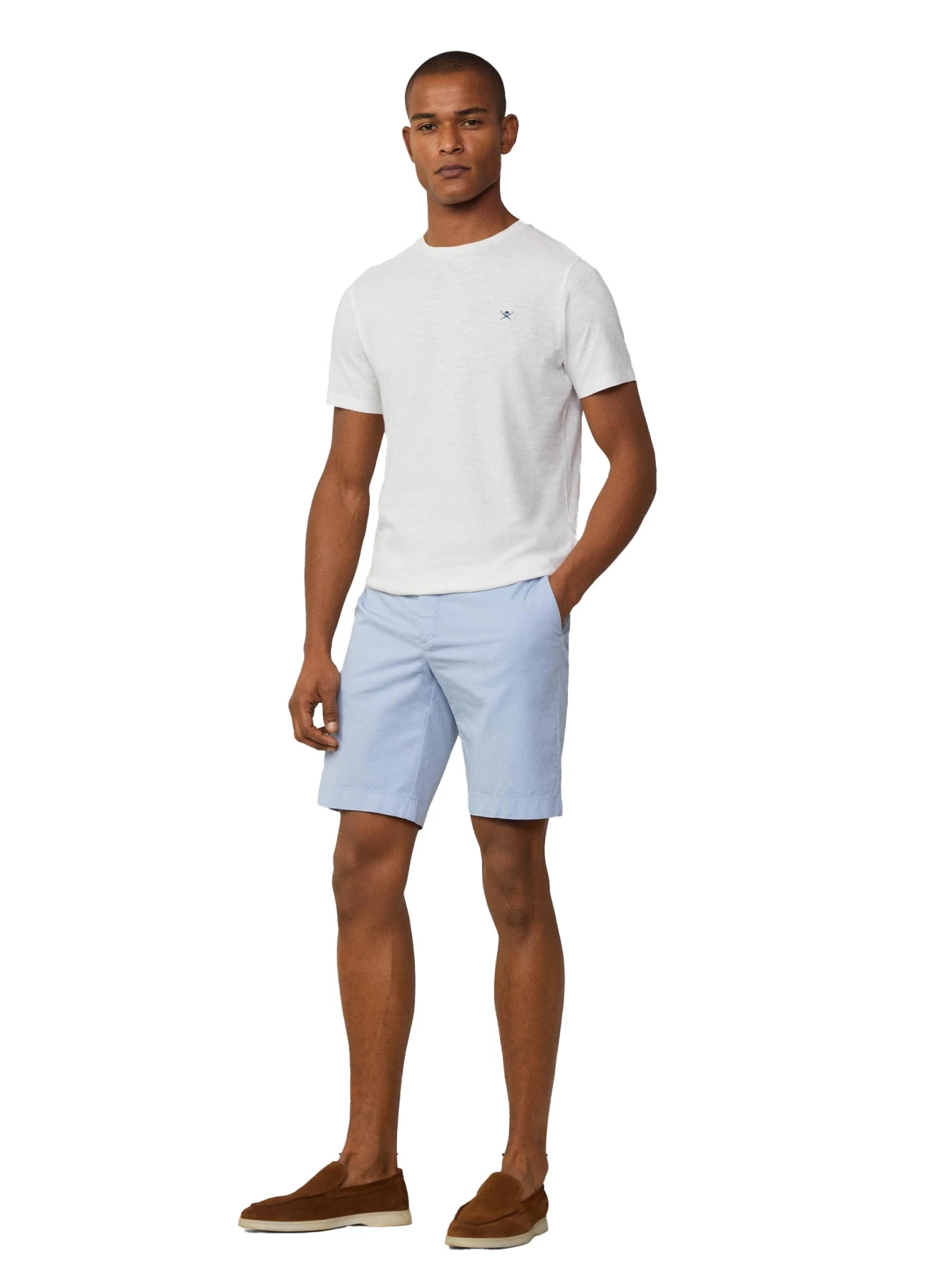 Swim Palm Cotton Linen T-Shirt Gallery
