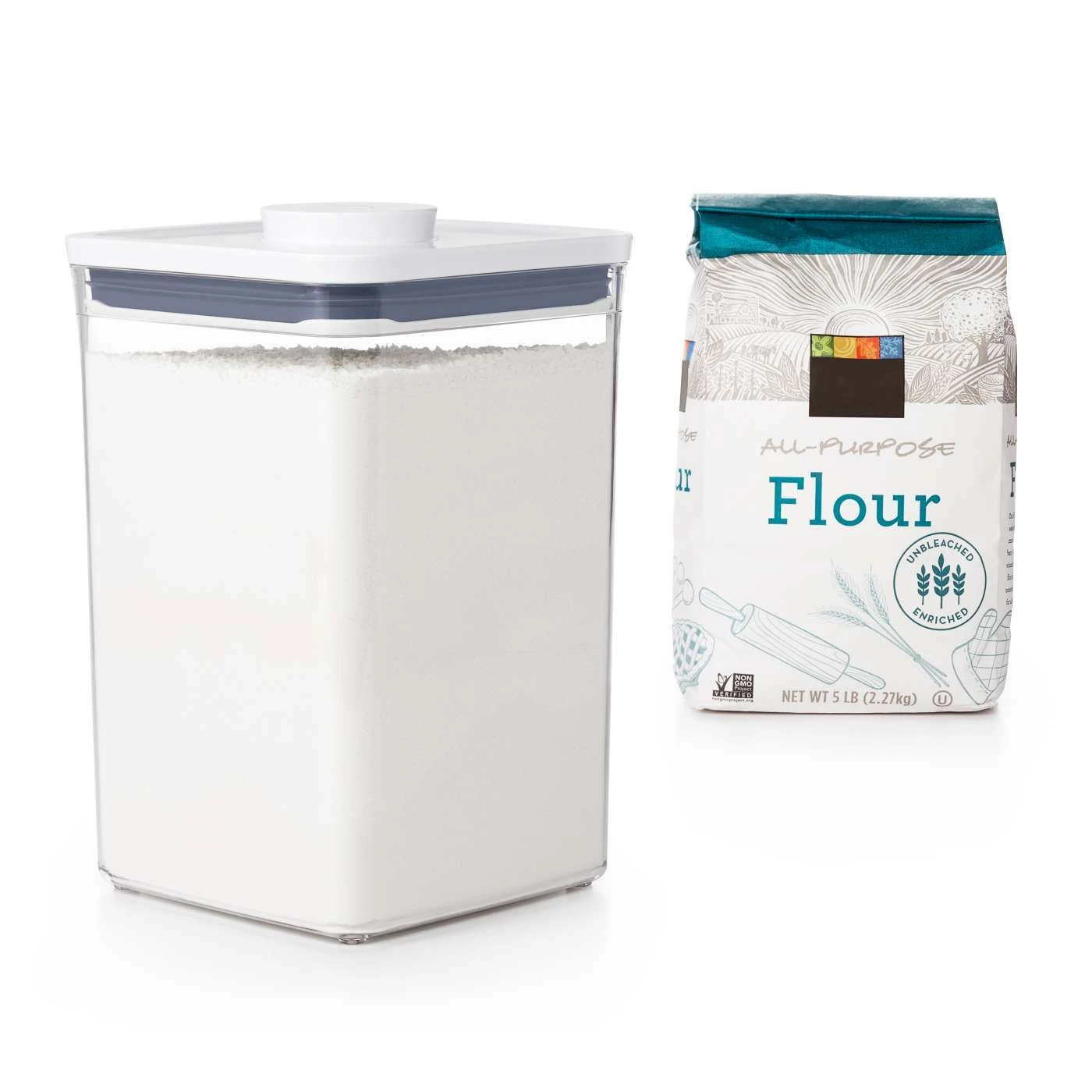 POP CONTAINER 2.0 BIG SQUARE MEDIUM 4.4 QT Gallery