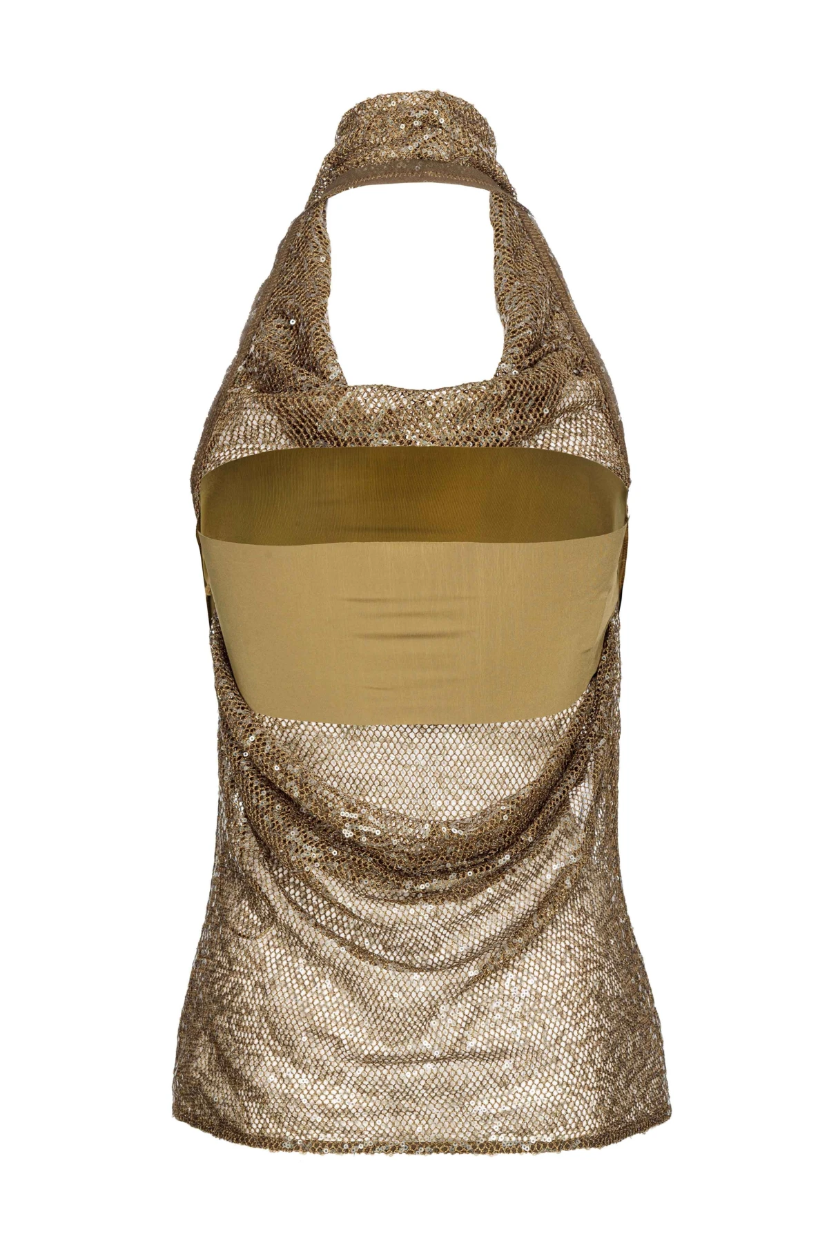 Sequin Halterneck Sleeveless Top Gallery