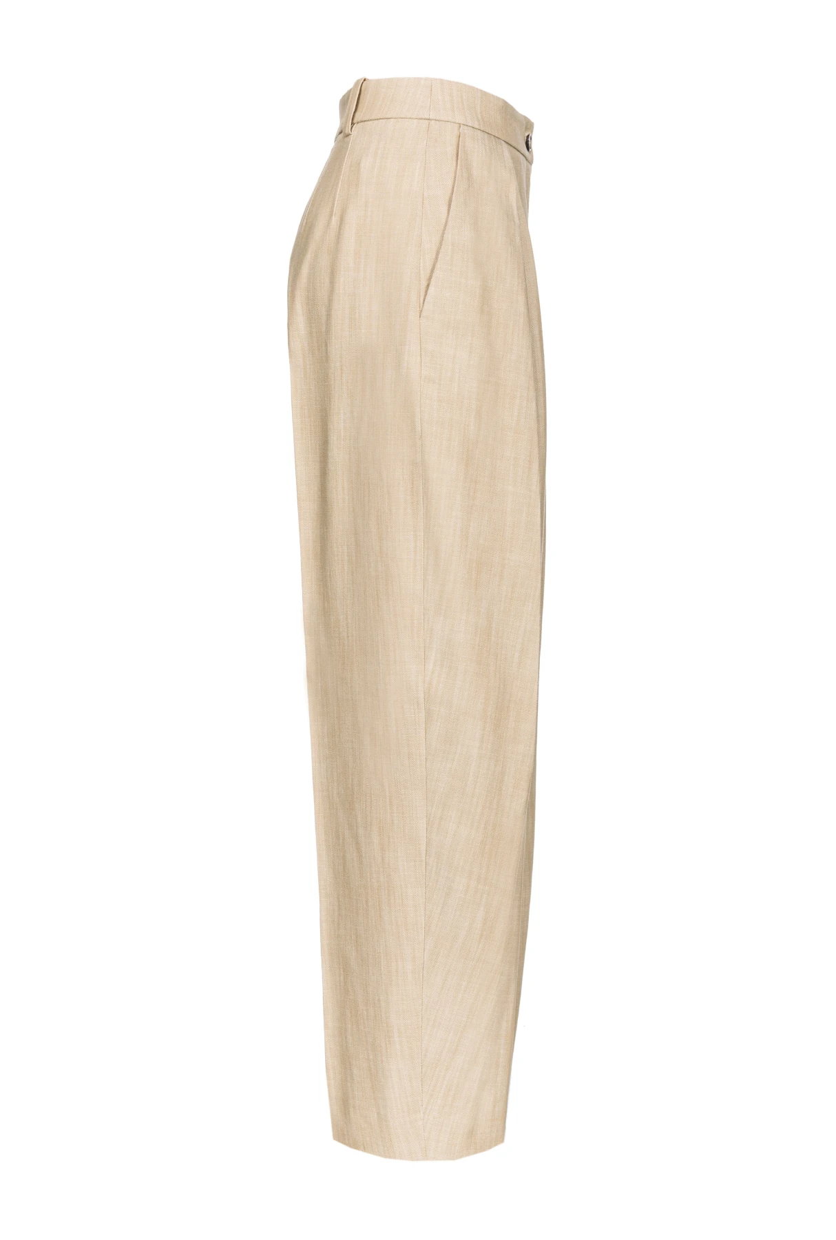 
Wide-leg canvas trousers with creases Gallery