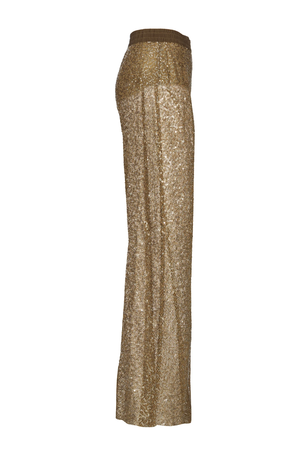 
Sequinned mesh palazzo trousers Gallery