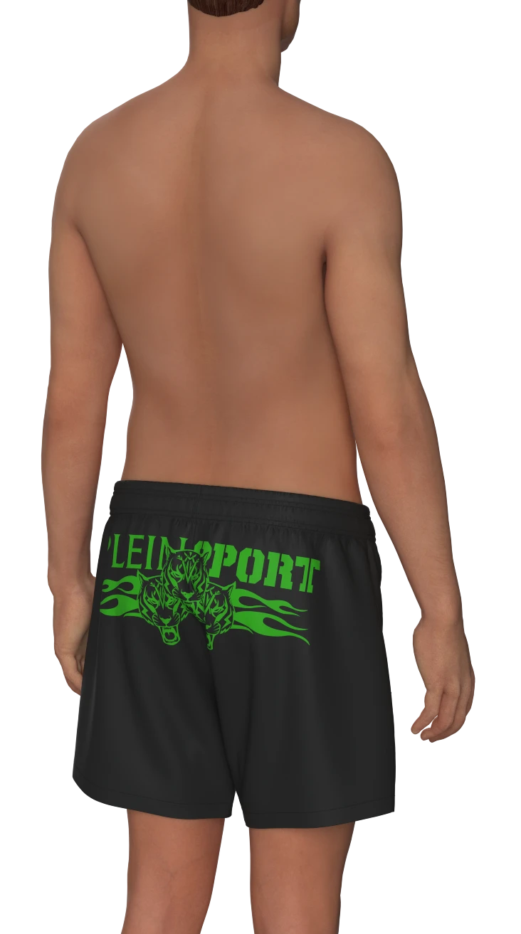 plain Regular Fit Swimshort WITH back print Gallery