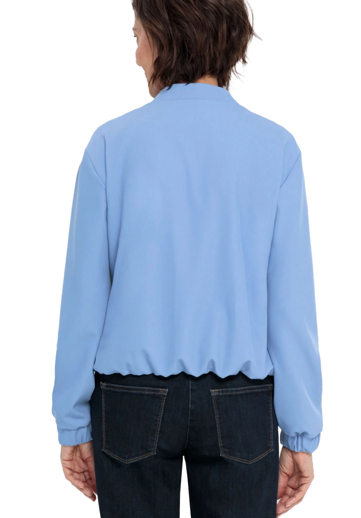 Bomber Jacket with Silver Zipper Gallery