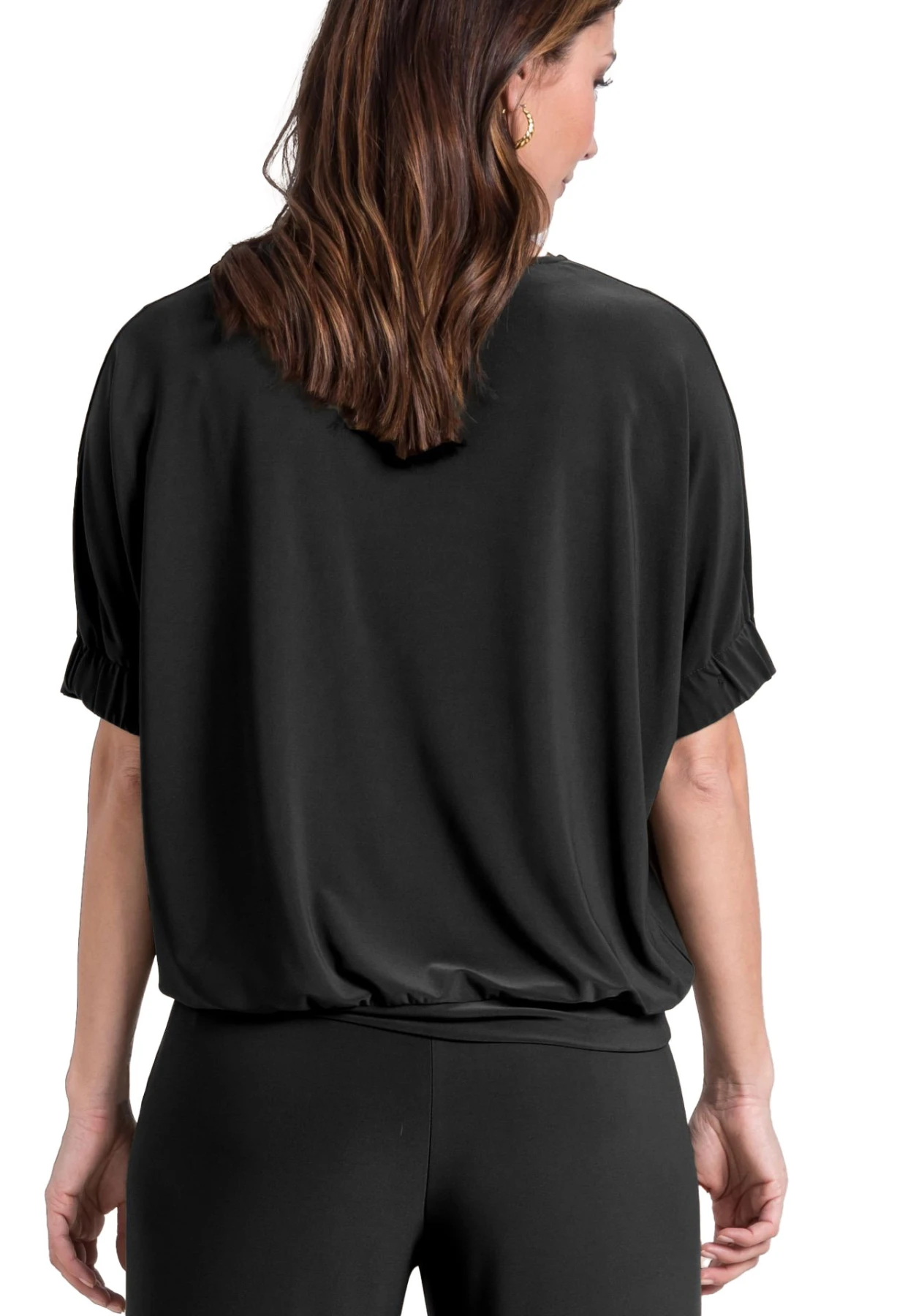 Short Sleeve V-neck Blouse Gallery