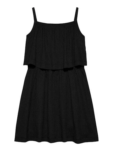 Crinkle Layered Tank Dress Gallery